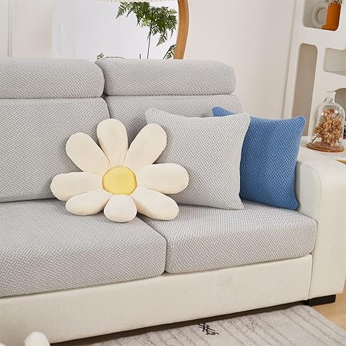 Vista 113 de MIFXIN Fundas de cojín para sofá, funda elástica universal para sofá en forma de L, funda elástica universal para sofá seccional, protector