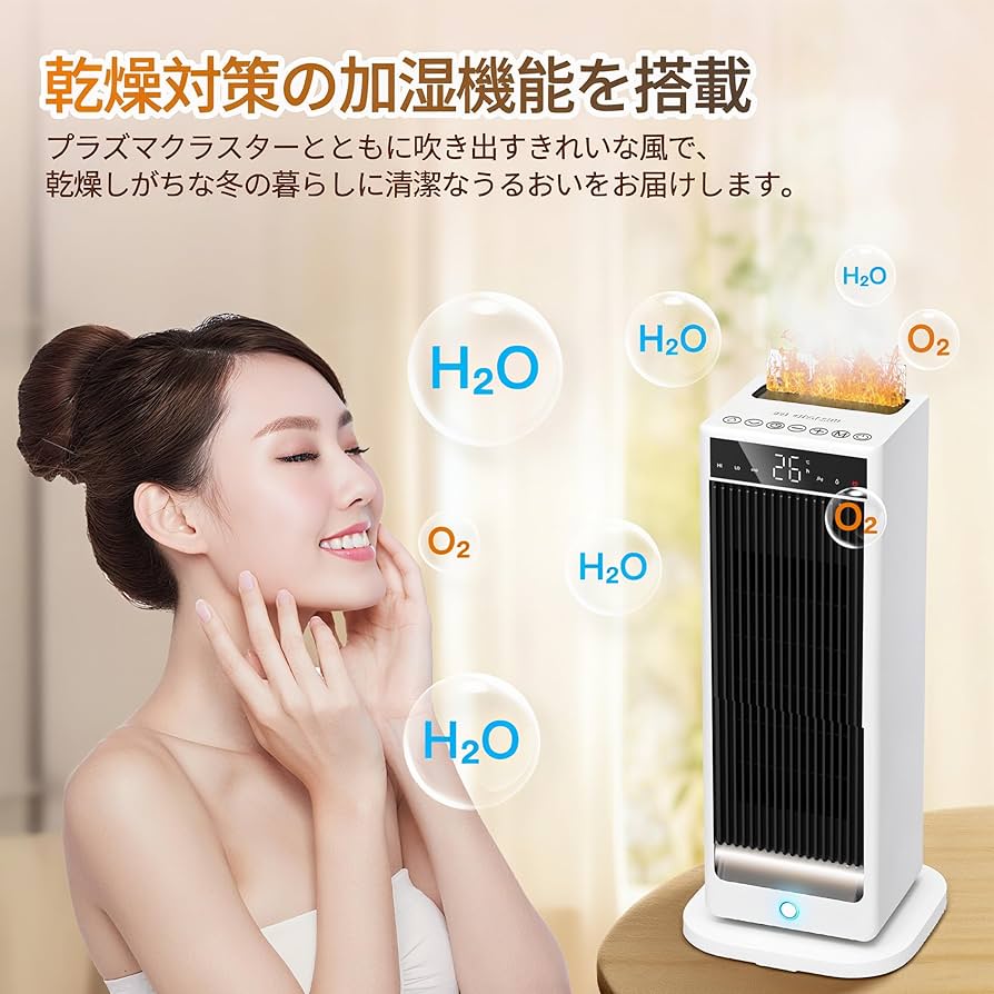 Amazon | 2025冬発売新モデル【超音波加湿機能 人感センサー AI