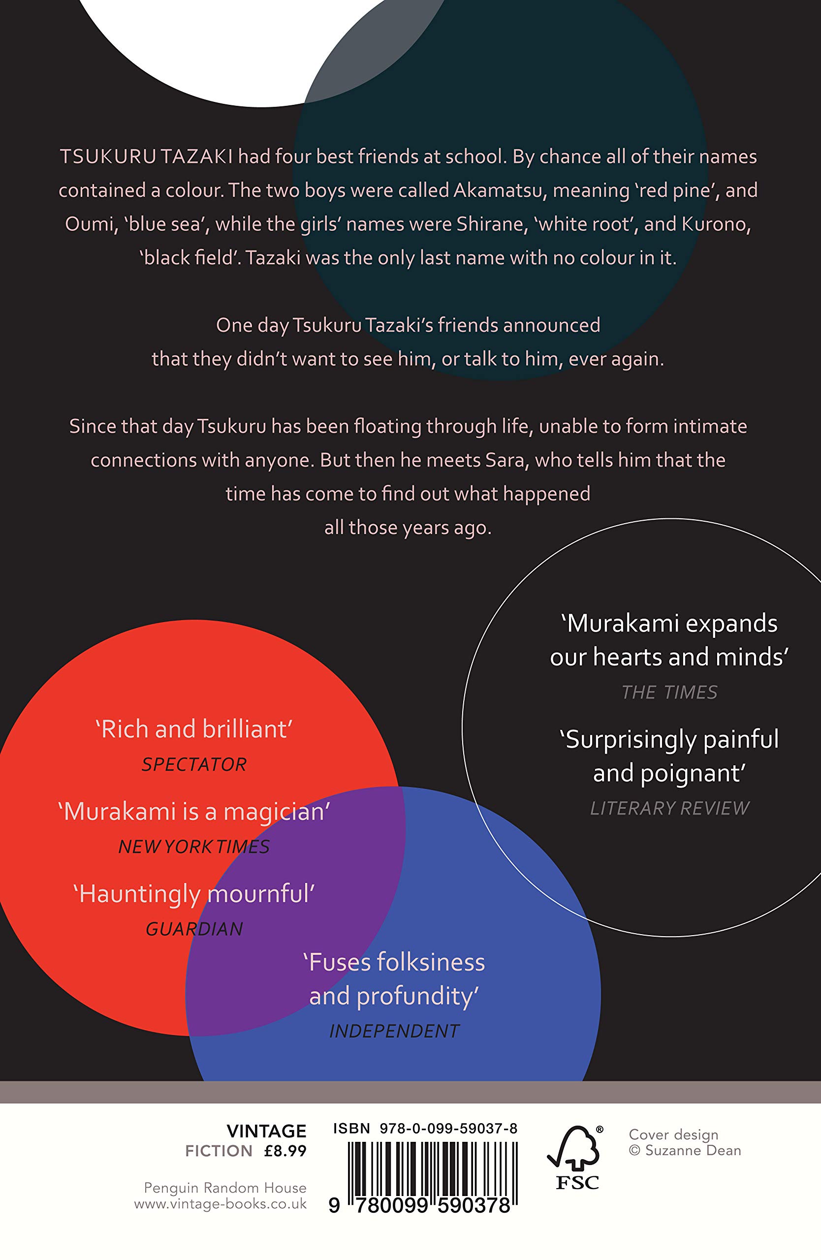 Colorless Tsukuru Tazaki and His Years of Pilgrimage: Haruki Murakami