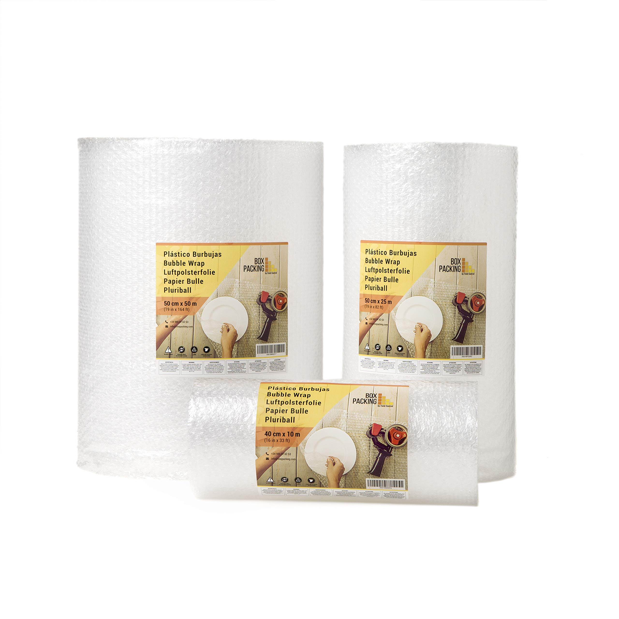 Papier Bulle Emballage 50 cm x 50 m Rouleau Protection Objets Fragiles Déménagement