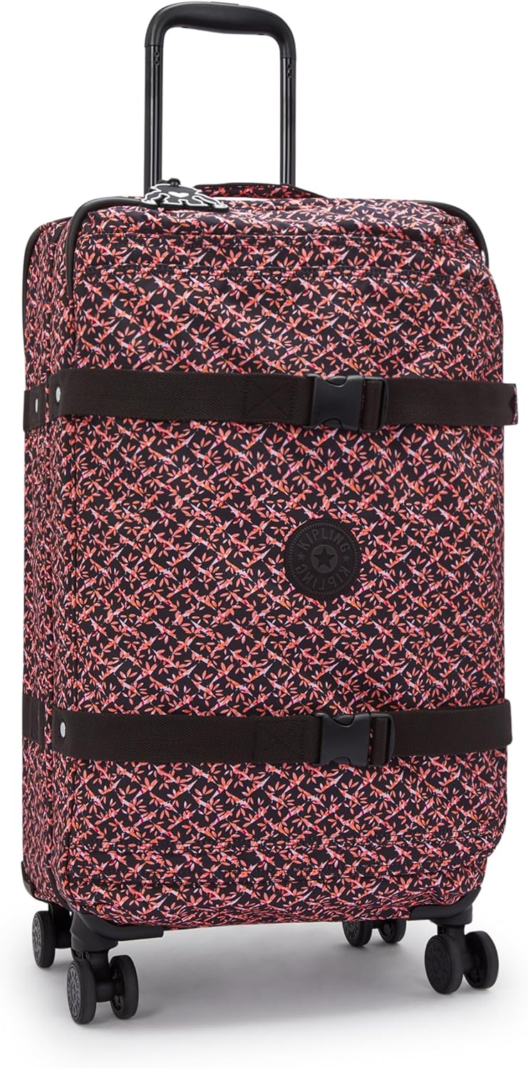 Kipling Spontaneous M, Medium Wheeled Luggage, 24 x 69 x 52 cm, Dancing Bouquet (Multi)