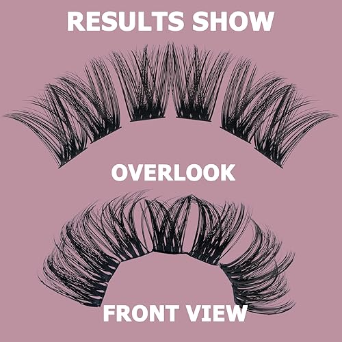 Miniatura 2 de QUEWEL 72 pestañas postizas individuales de raíz ancha, rizo CD, longitud de 0.315-0.630 in, estilos natural Honey01, suaves y para uso personal en