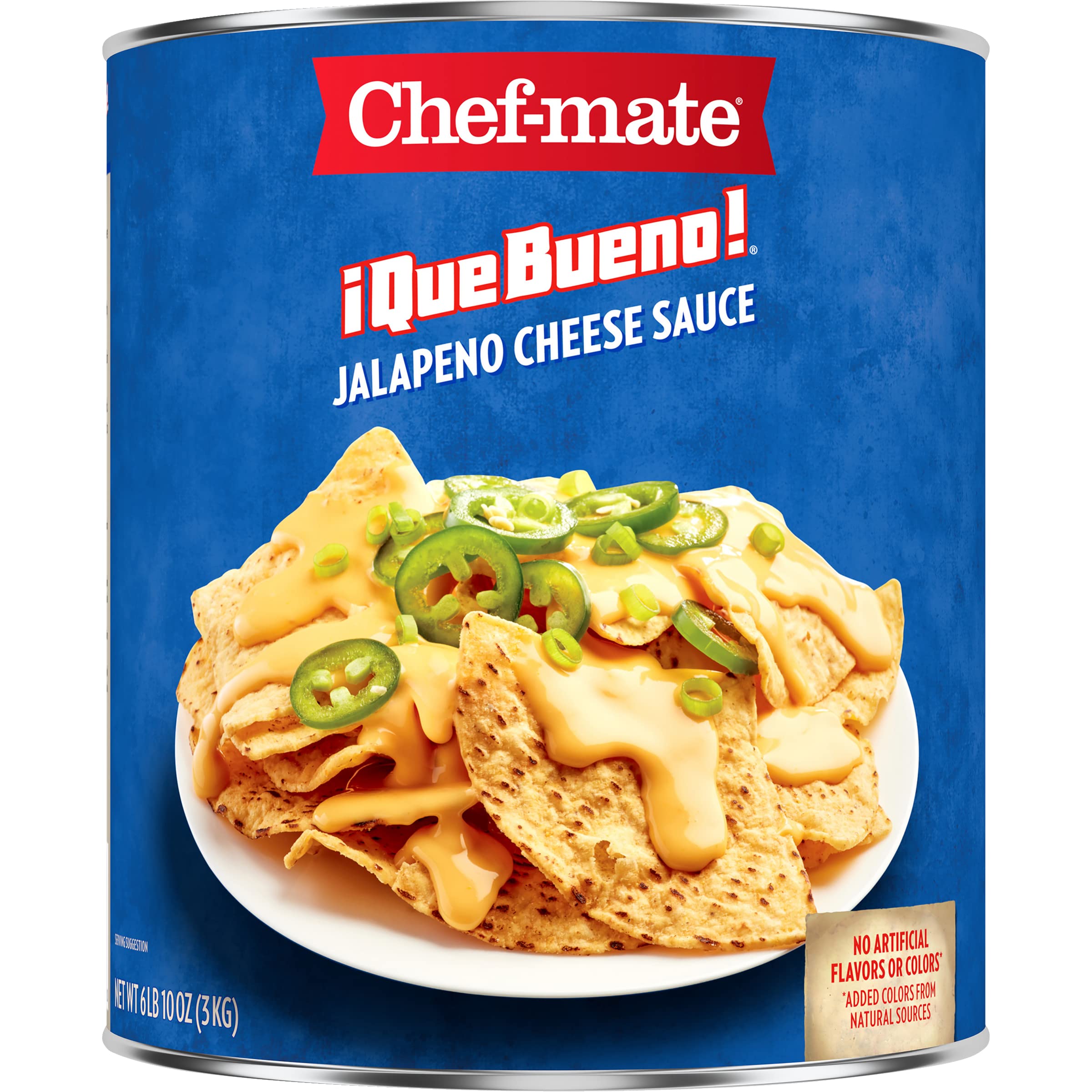 Buy Chefmate Que Bueno Spicy Nacho Cheese Sauce, Jalapeno Queso, 6 lb