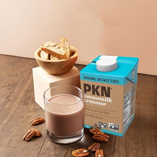 Miniatura 8 de PKN Original - Crema de café sin lácteos alternativa a la leche, hecha de nueces americanas reales, leche de nueces a base de plantas, sin azúcares