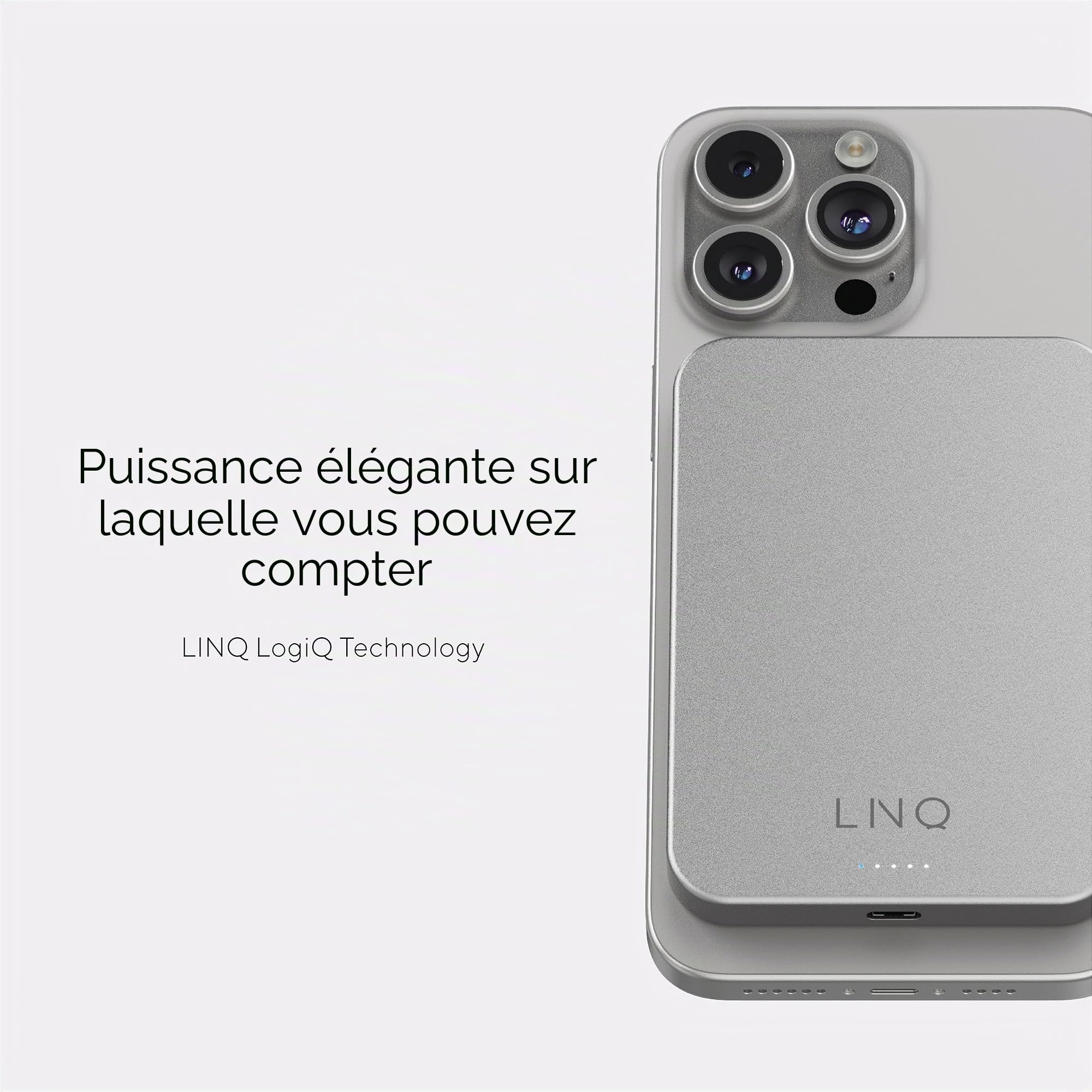 LINQ Powerbank magnétique sans Fil 5.000
