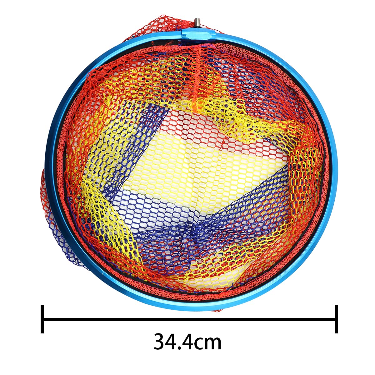 Épuisette Télescopique ZONADAH Pliable 35cm Diamètre - Filet Amovible Pour Pêche Eau Douce