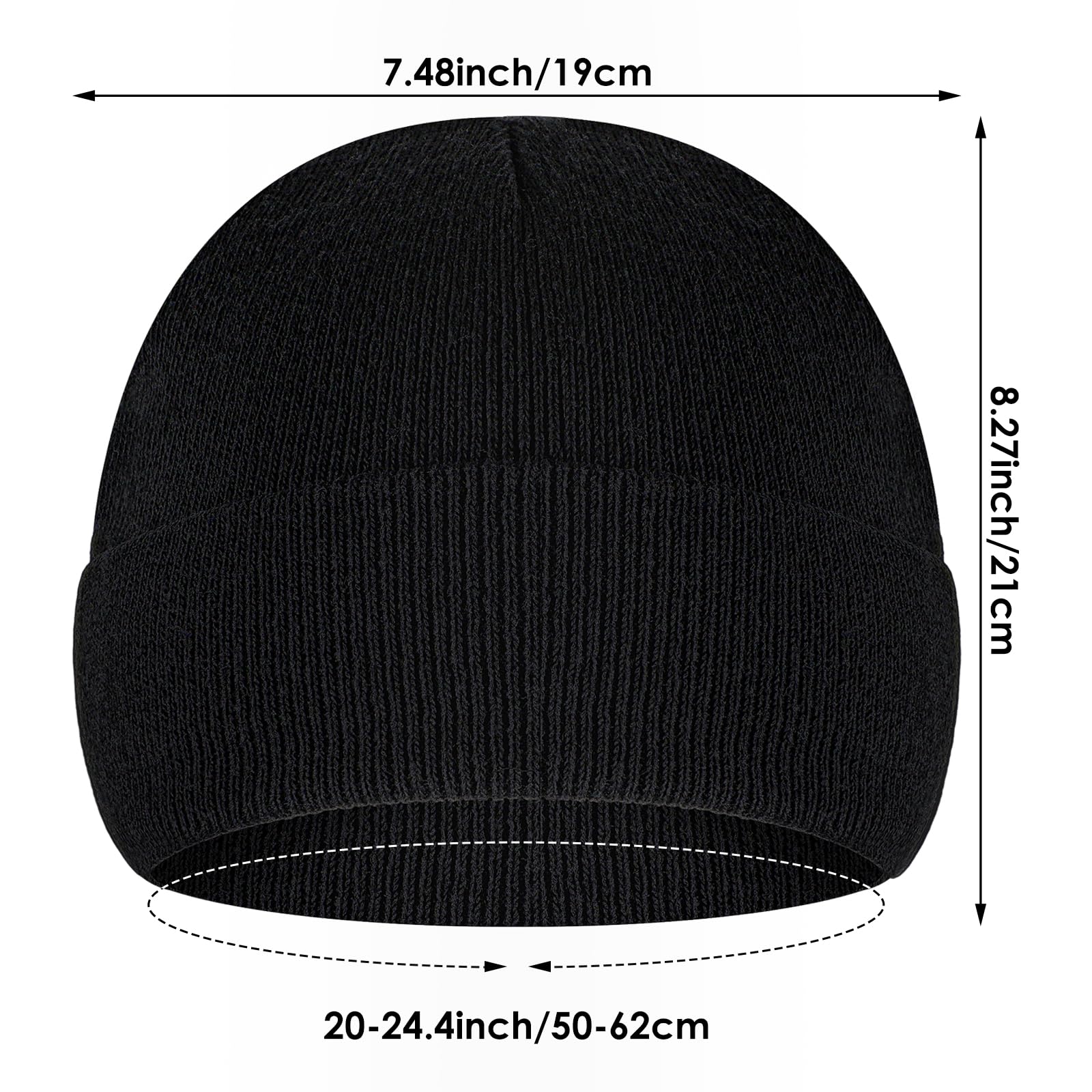 COMNICO dzianinowa czapka, 1 szt. Zimowe czapki unisex miękka lekka wiatroszczelna czapka z daszkiem rybaka ciepła ciasna czapka czapka na głowę z daszkiem do kompresji dla mężczyzn kobiet czarna