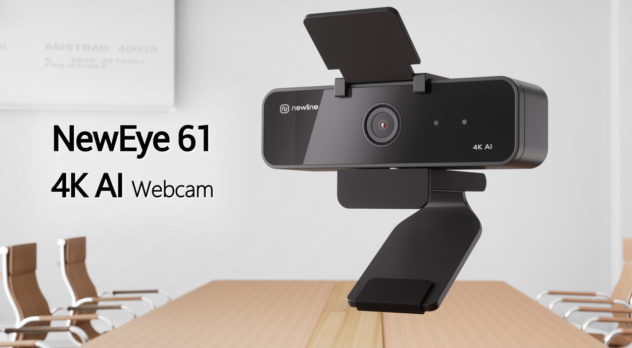 Amazon.com: N newline 4K Webcam with Microphone, AI Presenter