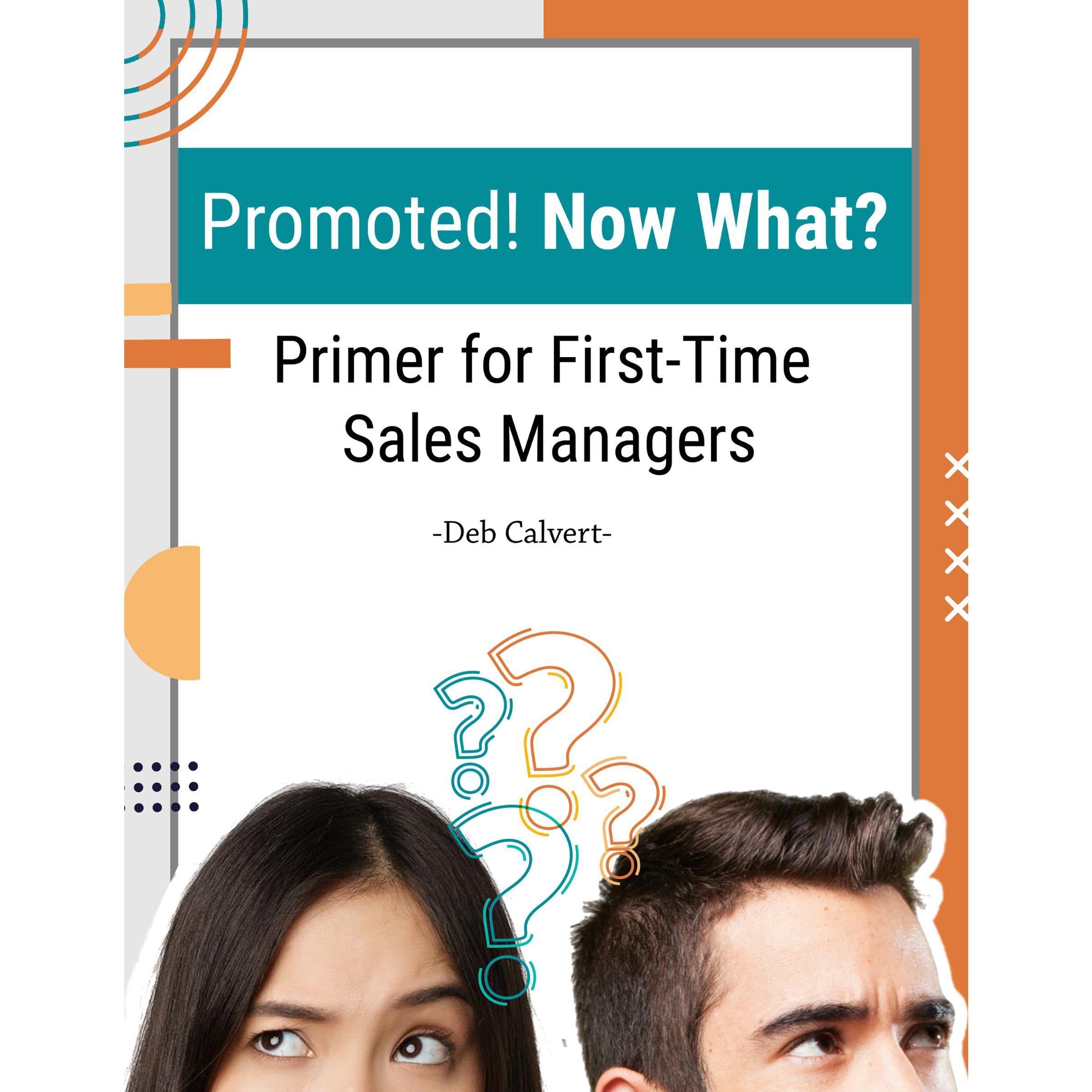 Promoted! Now What? A Primer for First-Time Sales Managers