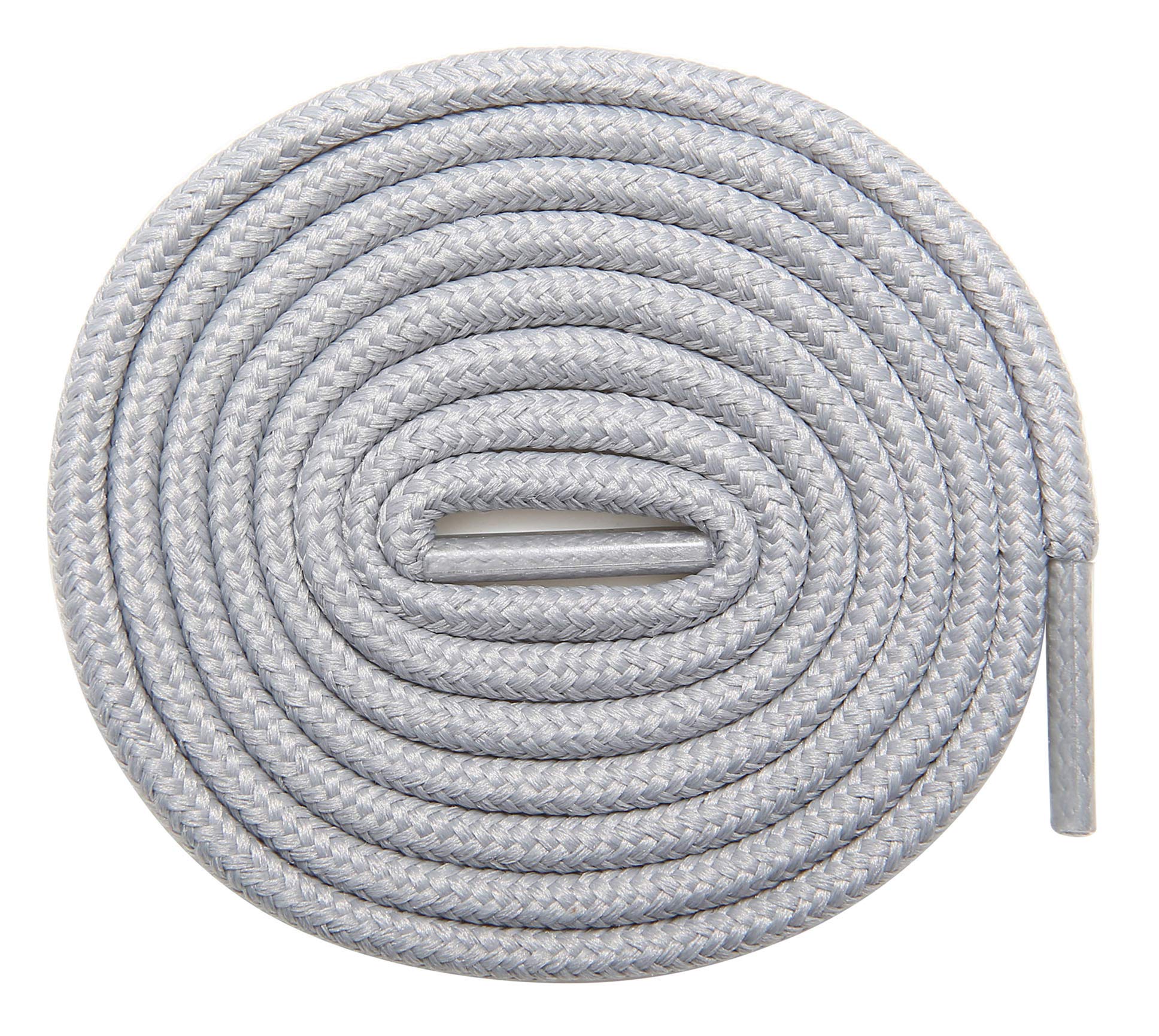 KURISET Round Boot Laces 2 Pair Heavy Duty and Durable Shoelaces- for Sneakers, Work Boots, Hiking Shoes Replacements