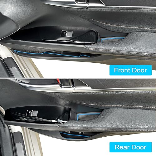 Miniatura 3 de REMOCH Para accesorios Toyota Camry 2018-2023, inserto de portavasos personalizado, organizador de forro de consola central, tapete de bolsillo para