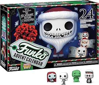 Funko 49668 Pocket Pop! Marvel The Nightmare Before Christmas Vinyl Advent Calendar (24 Pieces),Multicolor