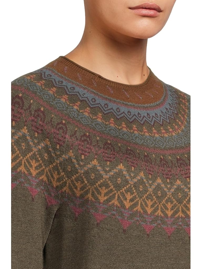 Green Royal Robbins Westlands Fairisle Crew