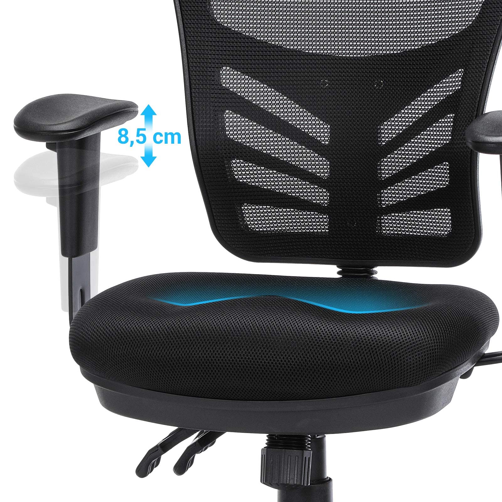 Buy SONGMICS Office Chair Ergonomic, Computer Mesh Desk Chair