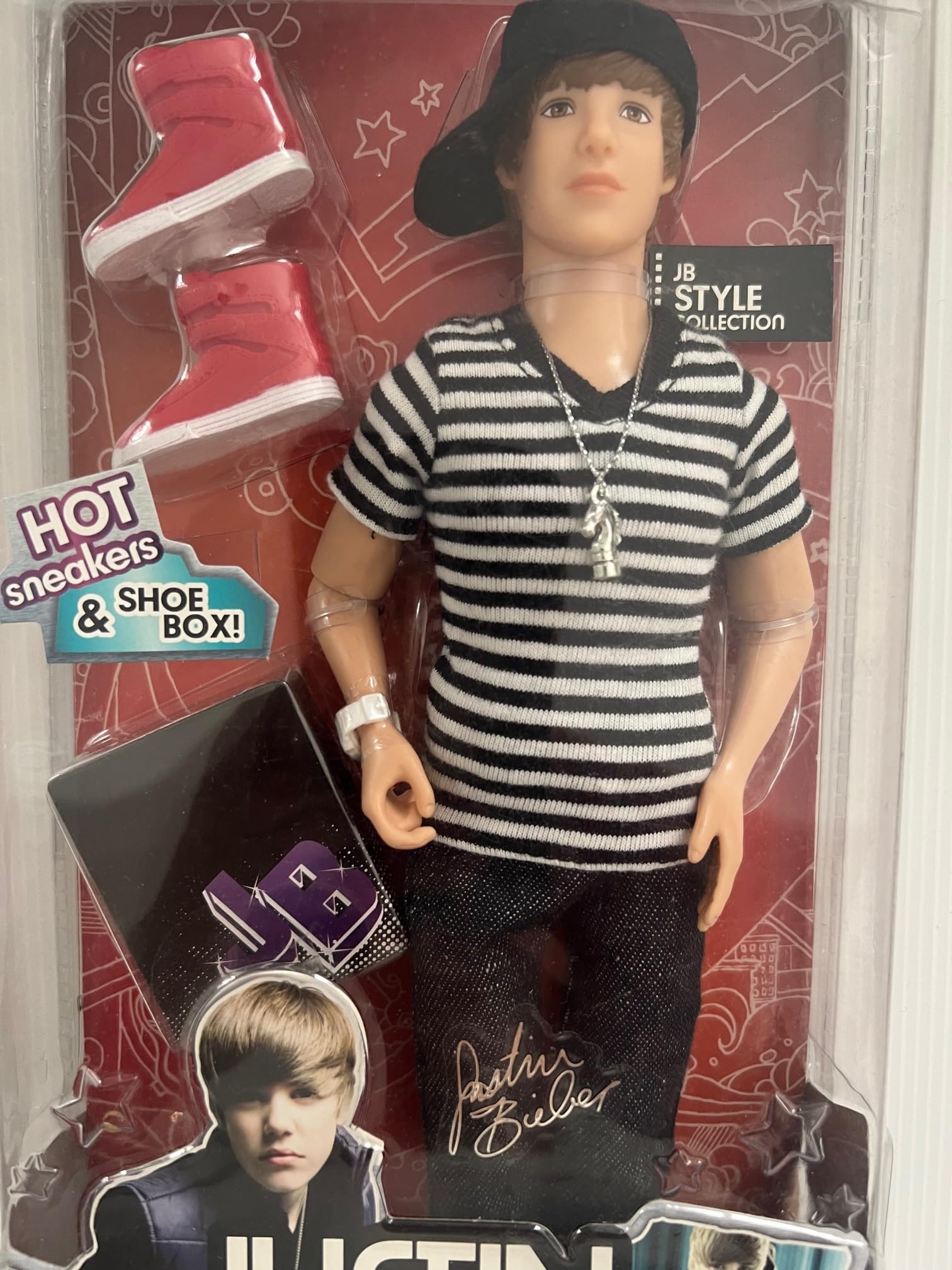 BEAUTICACOLLECTIBLE FIGURINE JUSTIN BIEBER JB STYLE COLLECTION - RARE -