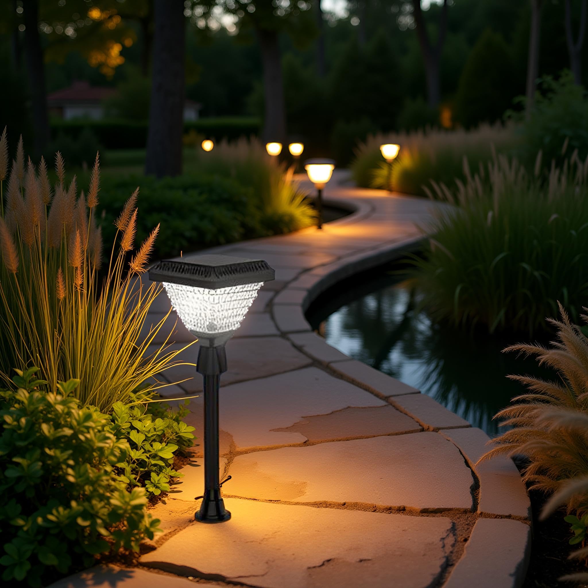 10W Solar Led Lights for Home Garden Outdoor Decoration Spike Lamp