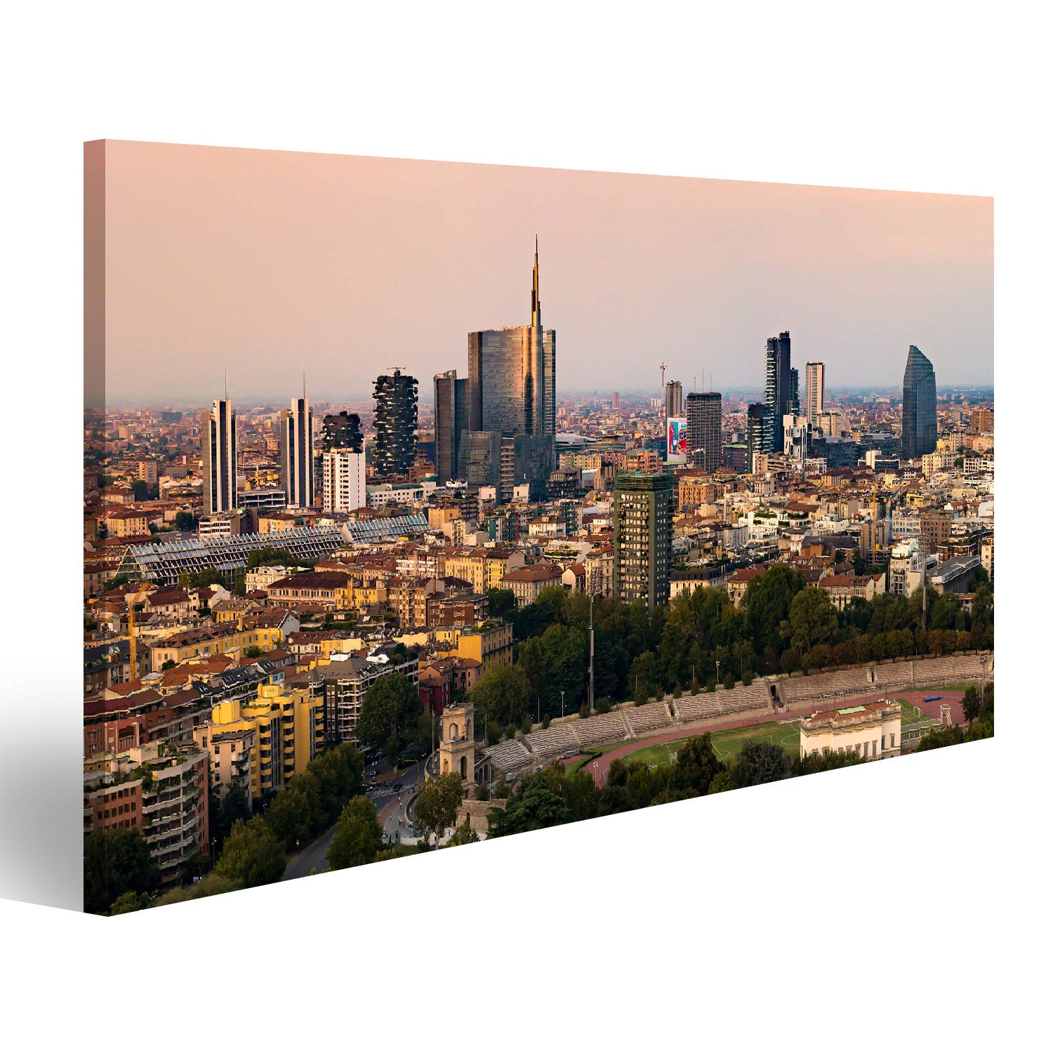 islandburner Quadro moderno Nuova costruzione e Skyline a Milano Italia Poster Stampe e quadri su tela di alta qualità