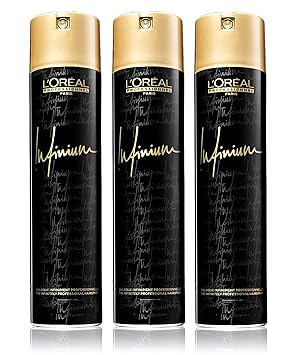 Loreal Infinium Hair Spray Extra Strong 500 Ml Pack Of 3 X 500 Ml Amazon De Beauty
