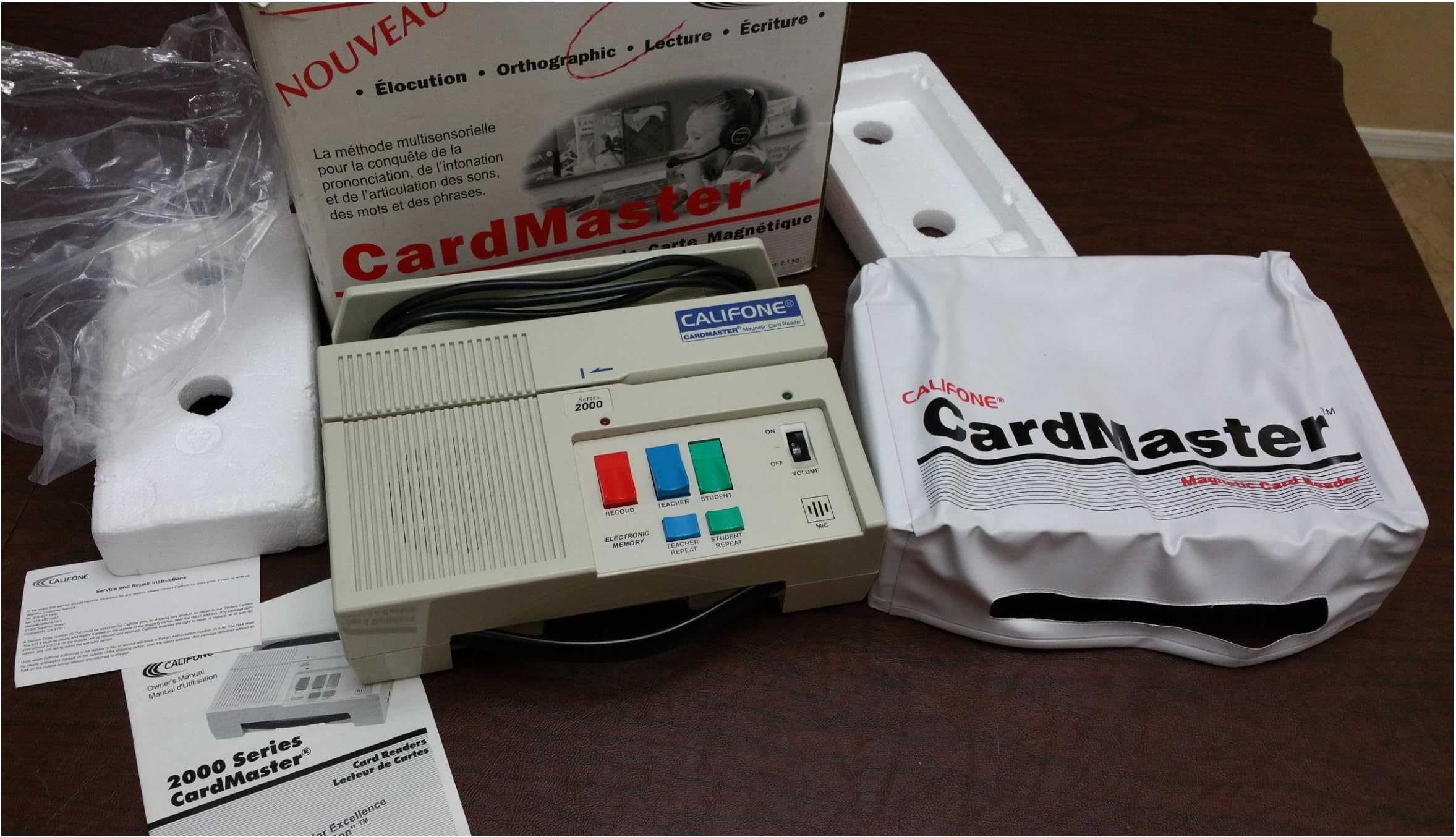Califone 2020AV CardMaster Magnetic Card Reader
