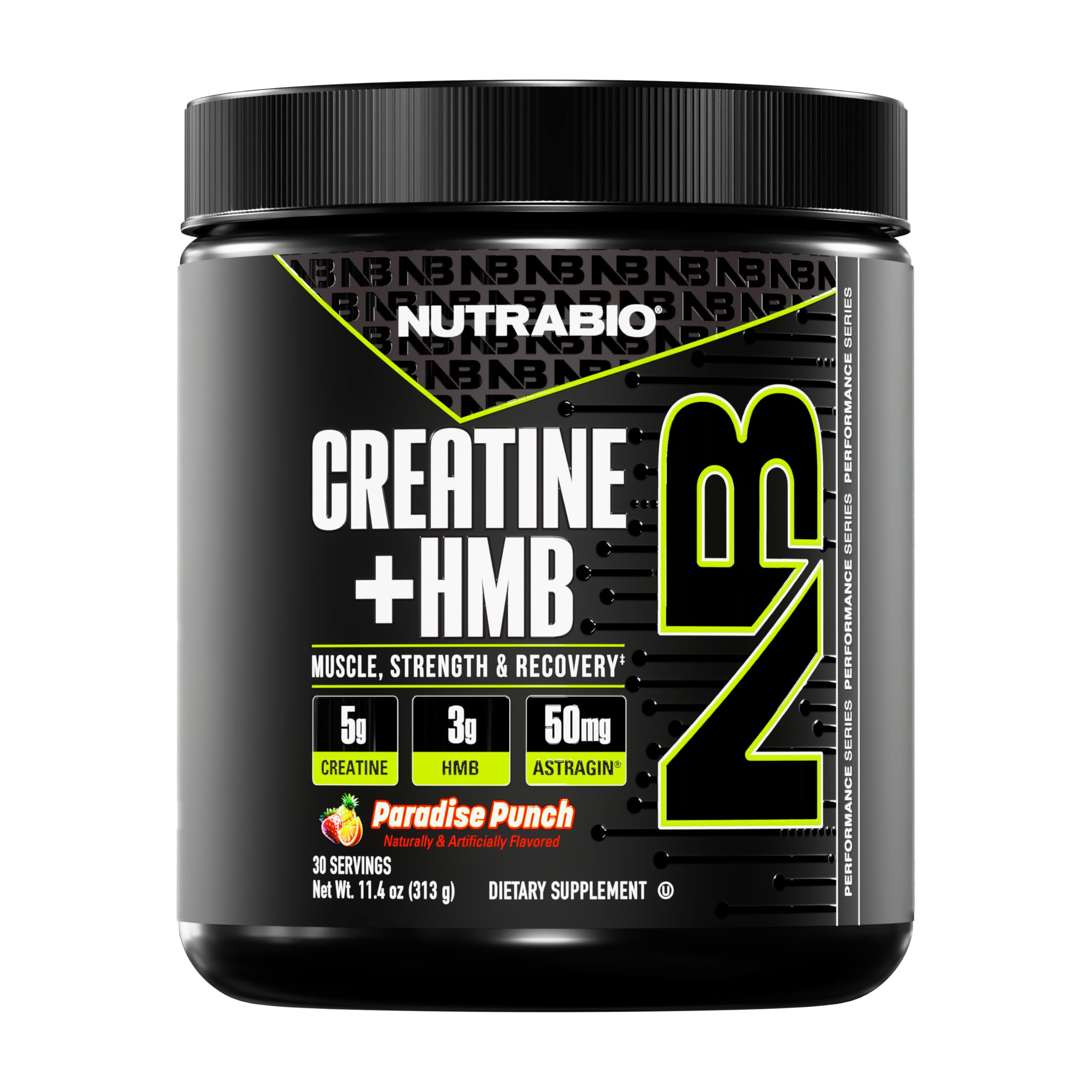 Amazon.com: NutraBio Creatine + HMB- Creatine Monohydrate with HMB