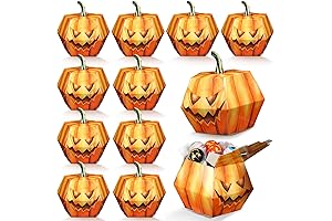 12 pcs Halloween Pumpkin Candy Box: Treat Friends & Family!
