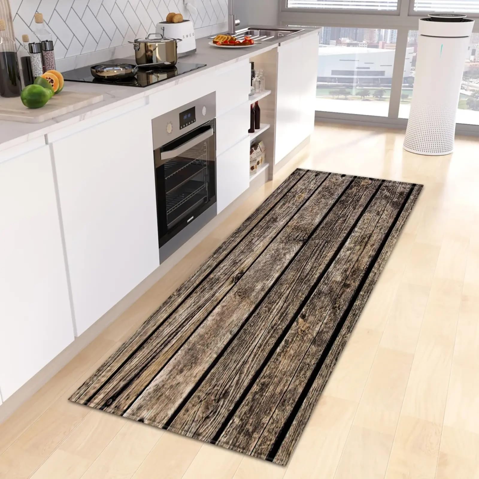 Tapis de sol de cuisine 80x160cm antidérapant pour le couloir de la maison