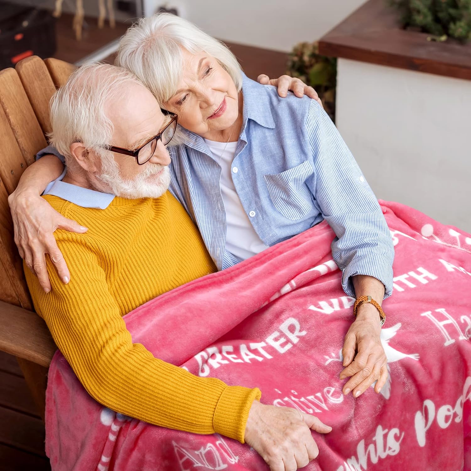 MACEVIA Breast Cancer Gifts for Women Fleece Healing Thoughts Blanket Super Soft & Warm Get Well Breast Cancer Blanket Sympathy Gift with Inspirational Positive Energy (50"x60", Pink) - Image 5