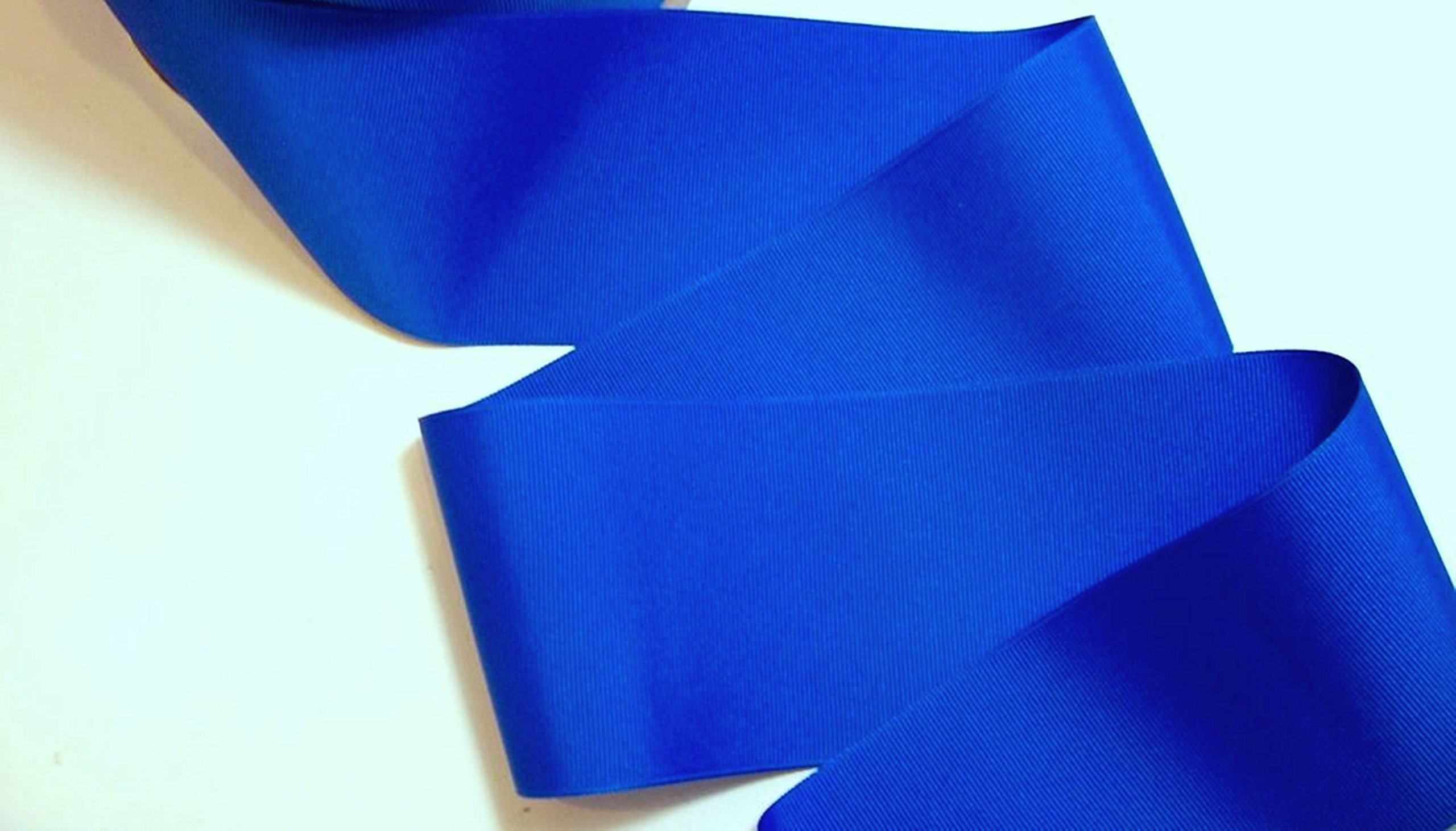 Grosgrain Ribbon 38mm (Blue, 10 Meters) for Gifts Wrap Sewing Party, Decorations Events Dress Wedding Christmas Crafts, Bows Car, Floral Balloons DIY, Bouquets, Cake More