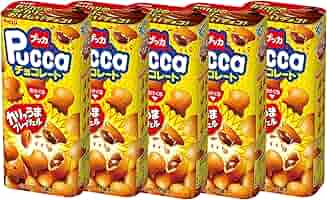 Amazon.co.jp: 明治製菓 プッカ 39g (5個セット, チョコレート