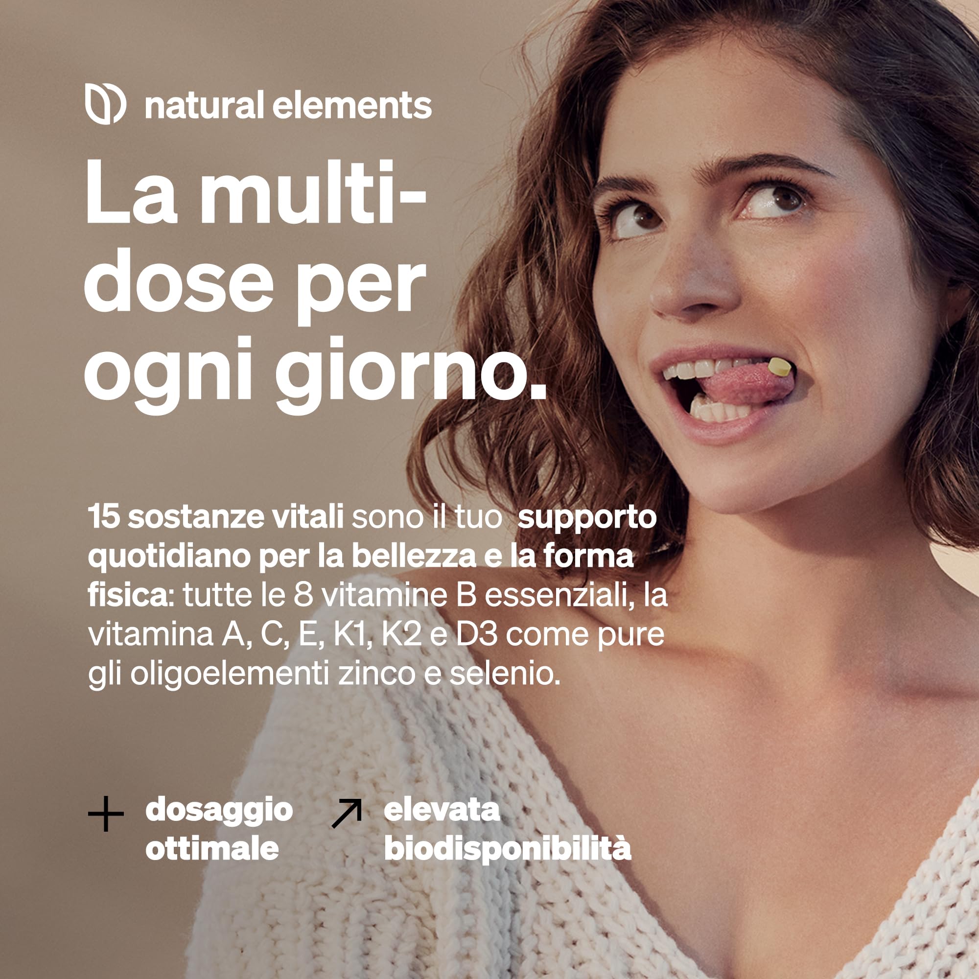 Multivitaminico – 365 compresse vegane – scorta annuale – preziose vitamine A-Z, vitamina K1 e K2 – senza additivi inutili – prodotto e testato in laboratorio in Germania
