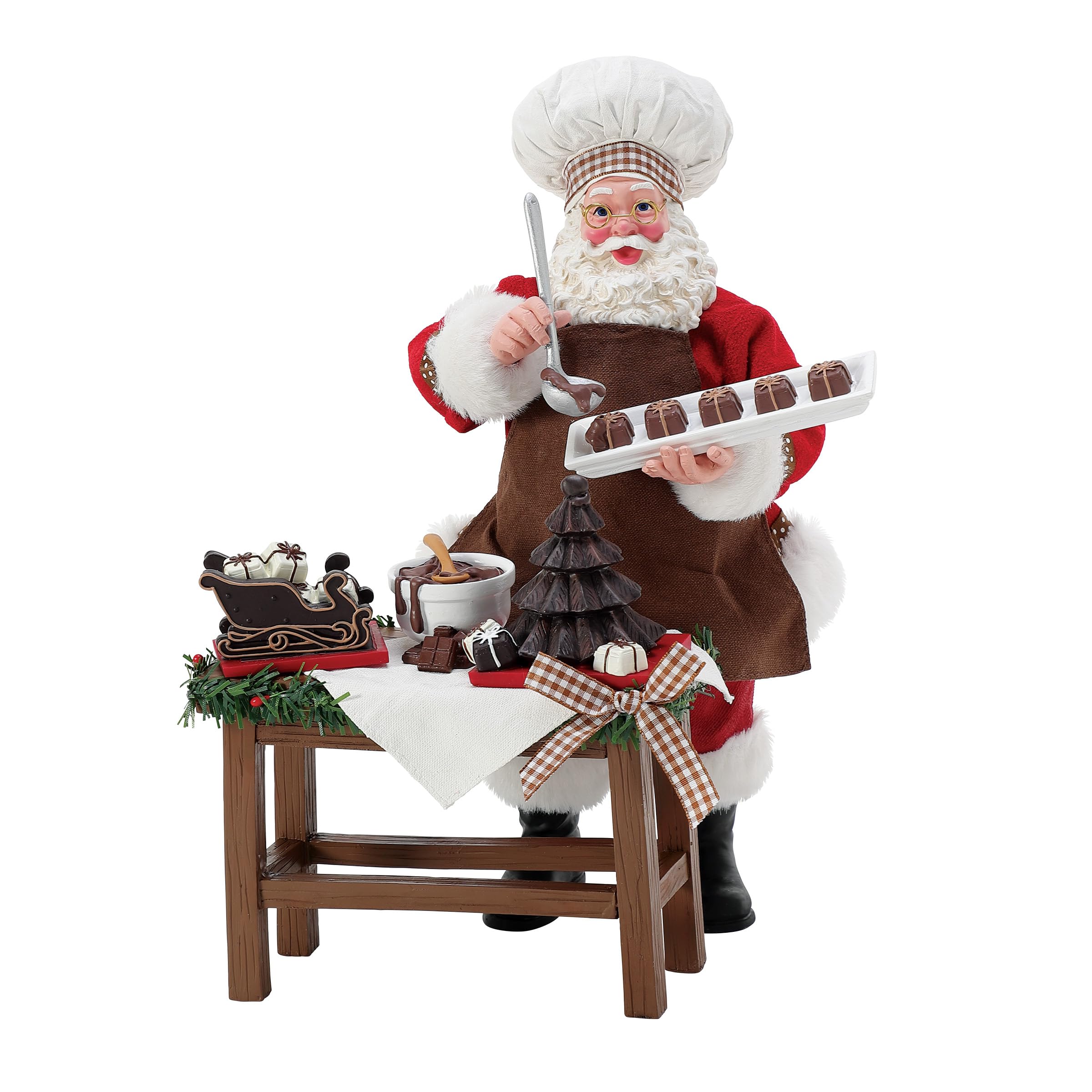 Amazon.com: Department 56 Possible Dreams Bon Appetit Santa The