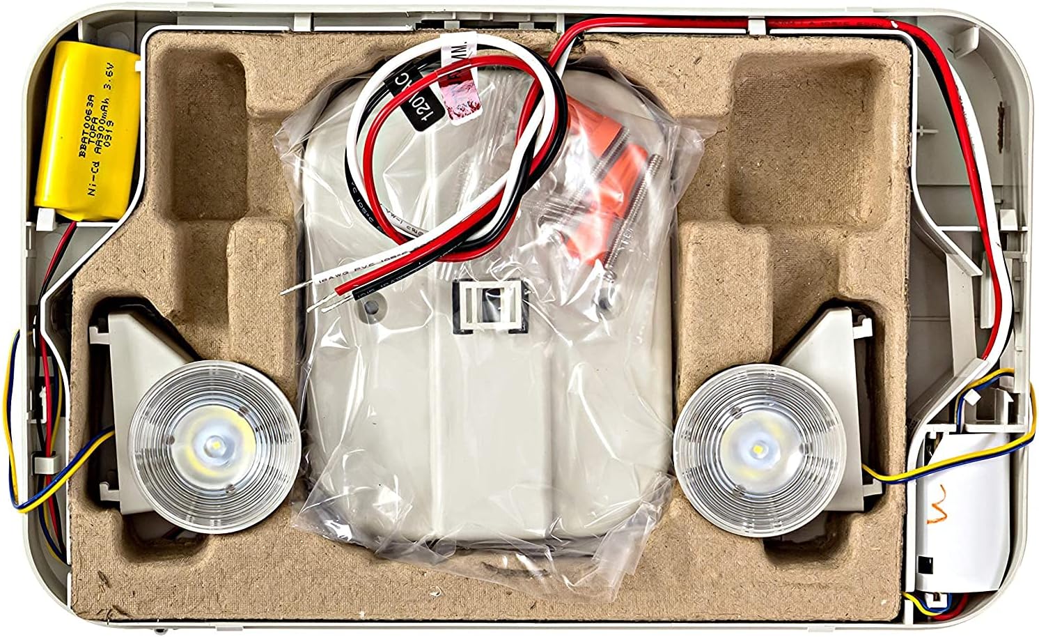 Suреr Dеаl Prоduсt Ciata Lighting All LED Decorative Red Exit Sign & Emergency Light Combo with Battery Backup (4 Pack)