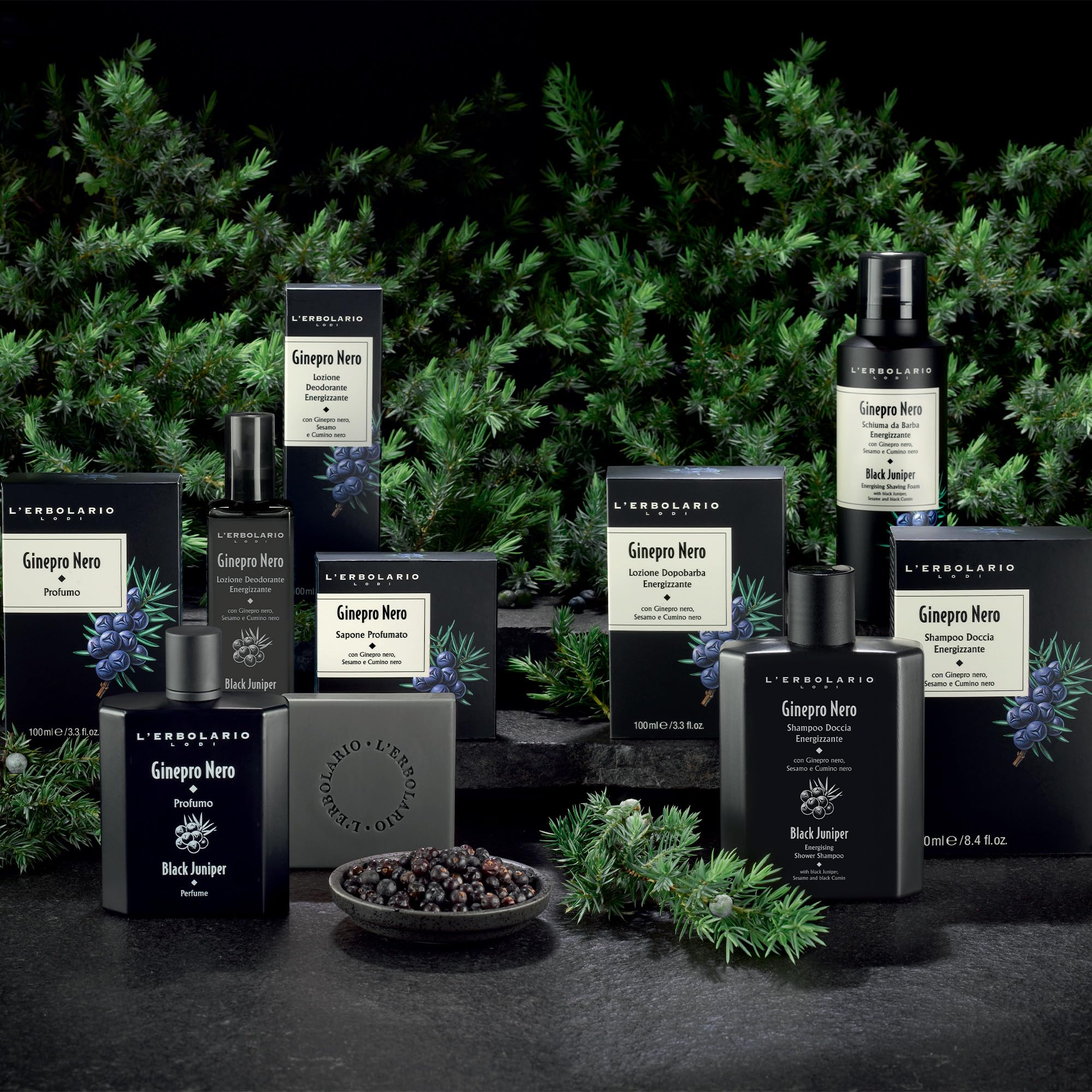 L'Erbolario Ginepro Nero Profumo Uomo Eau de Parfum 100 ml