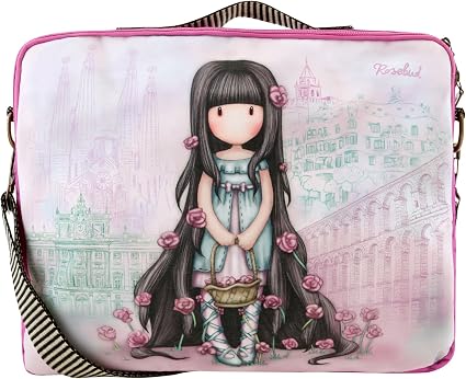 Santoro Gorjuss Cityscape Rosebud Laptop Bag : Amazon.co.uk