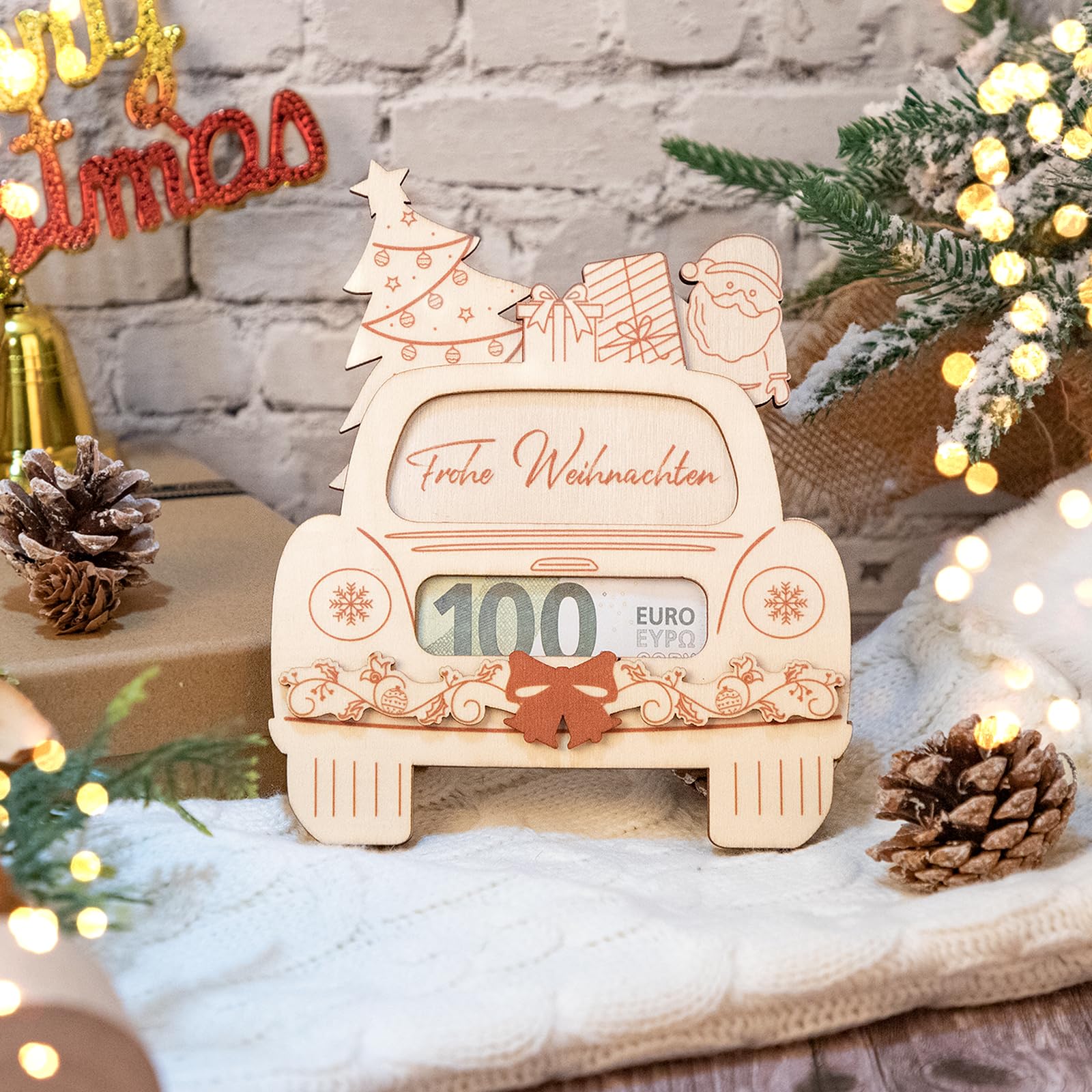 Christmas Money Gift Packaging with Greeting Card - Image 4