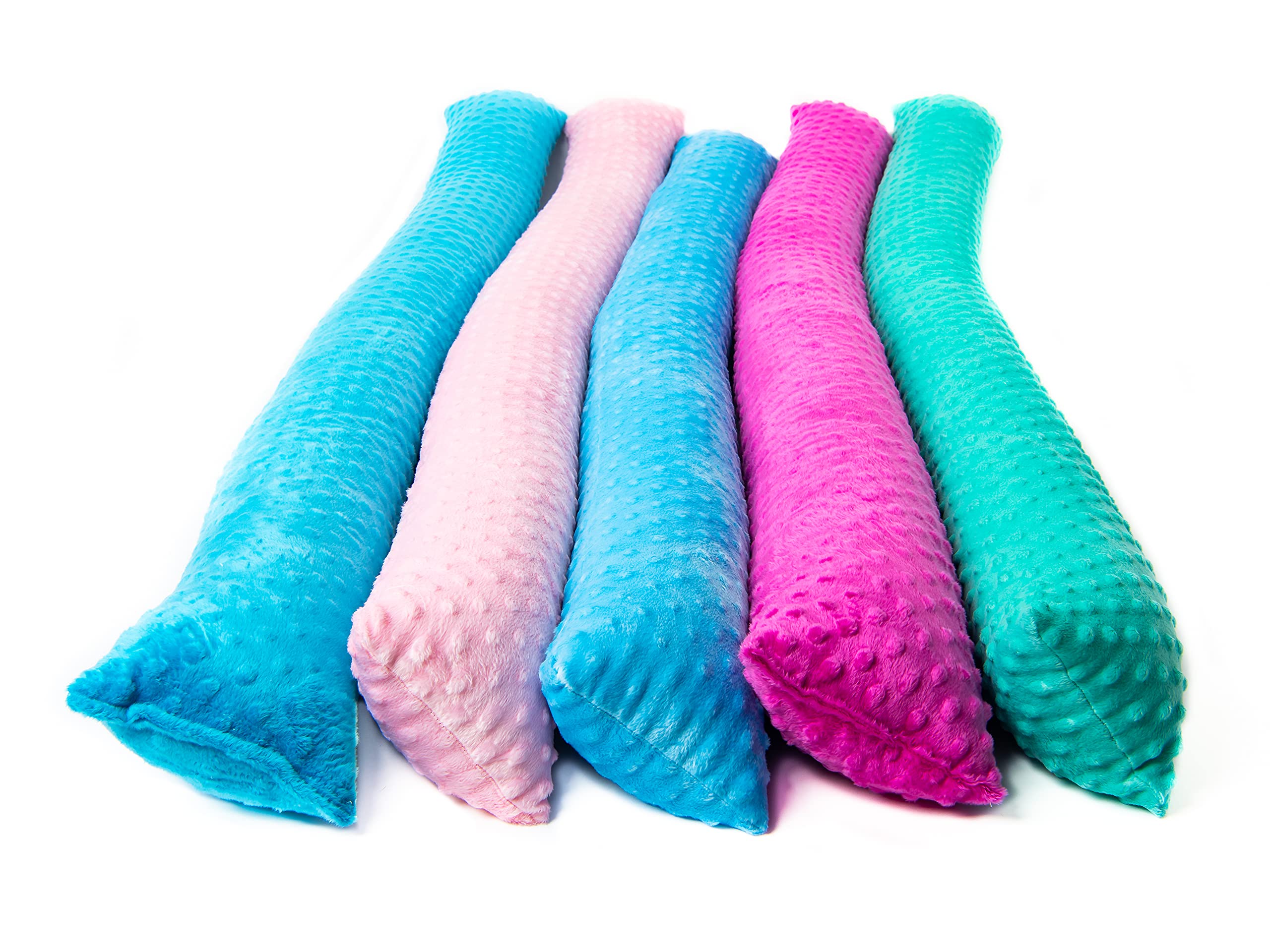 Coussin de positionnement latéral - En minky - Certifié Oeko-Tex - Rose - 300 cm