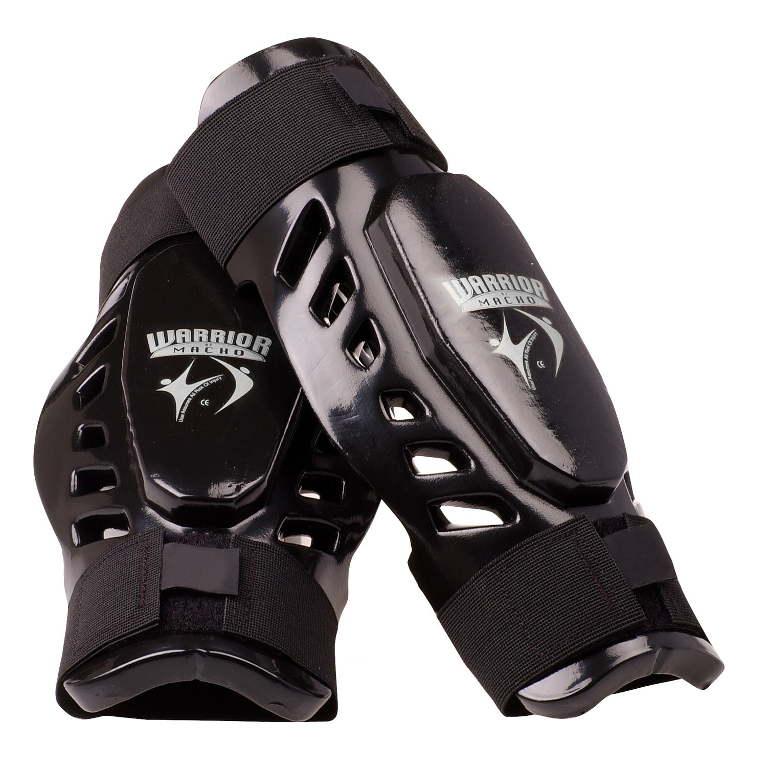 Macho Warrior Shin/Forearm Guard (Black, Long)