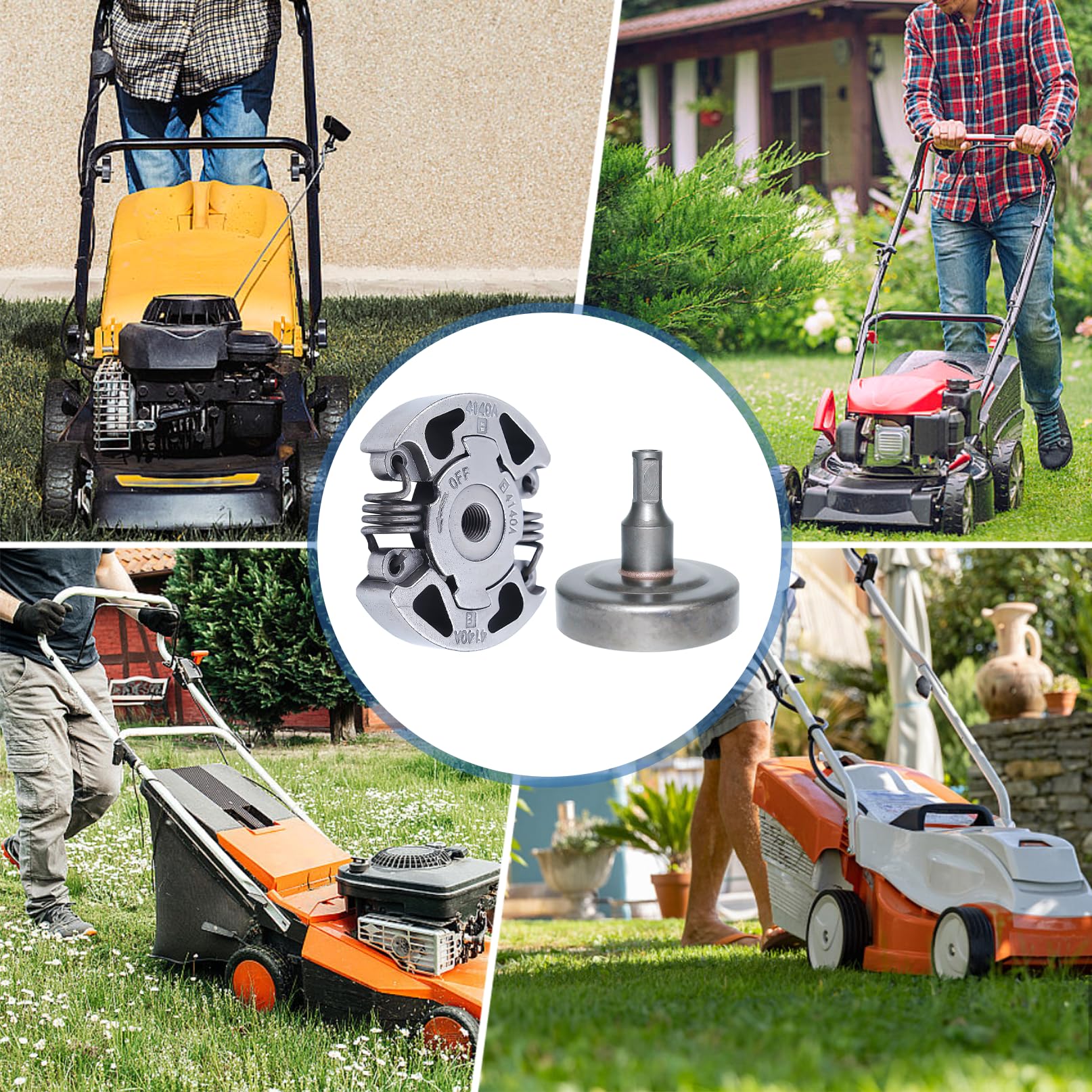 Zestaw bębna sprzęgła pasuje do Stihl FS38 FS40 FS45 FS46 FS50 FS55 FS56 FS70 trymer strunowy zamiennik 41401602005.