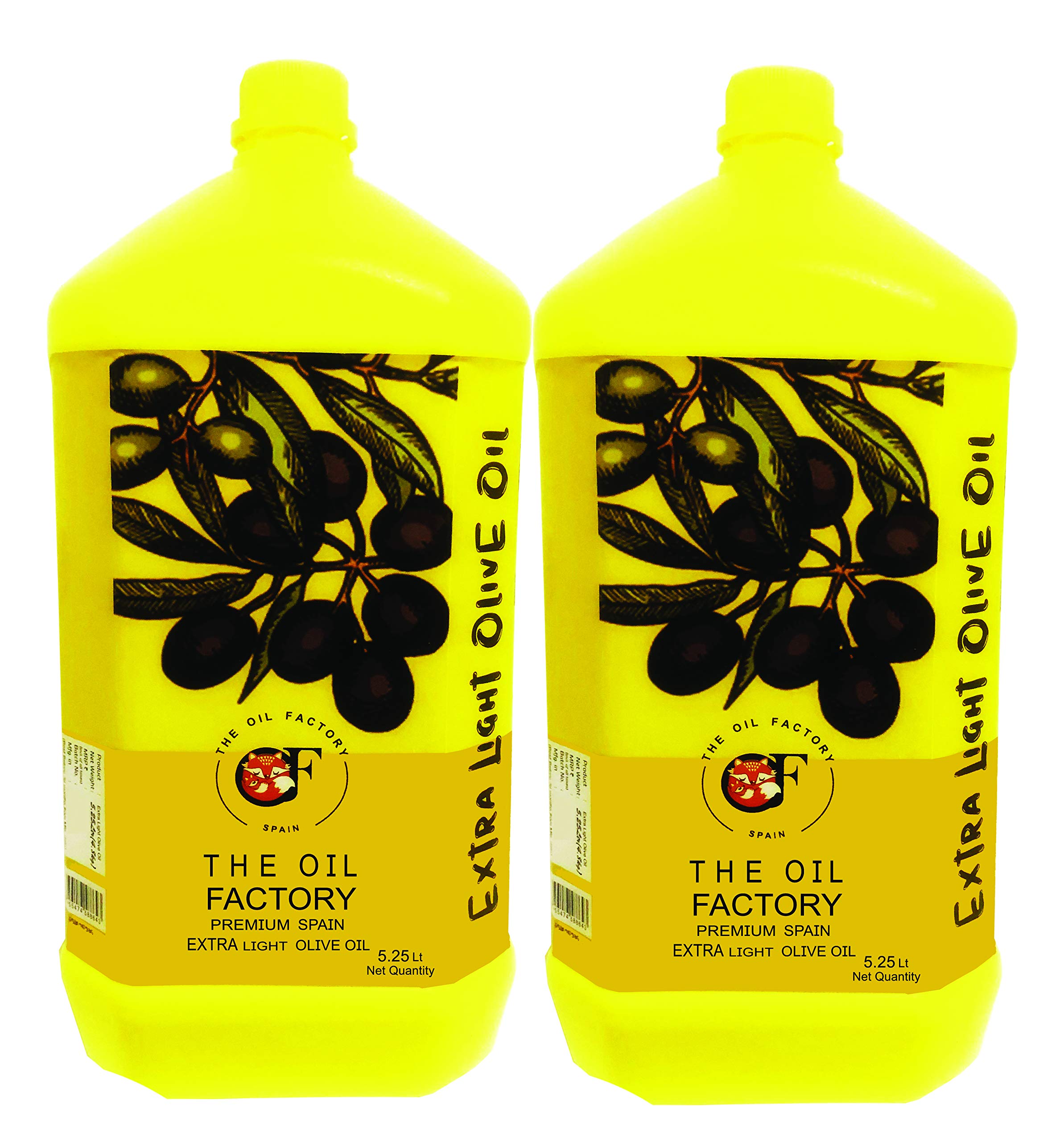 The Oil Factory Extra Light Olive Oil - 5 LTR Pack of 2 (B07H7KNCGJ) Amazon Price History, Amazon Price Tracker