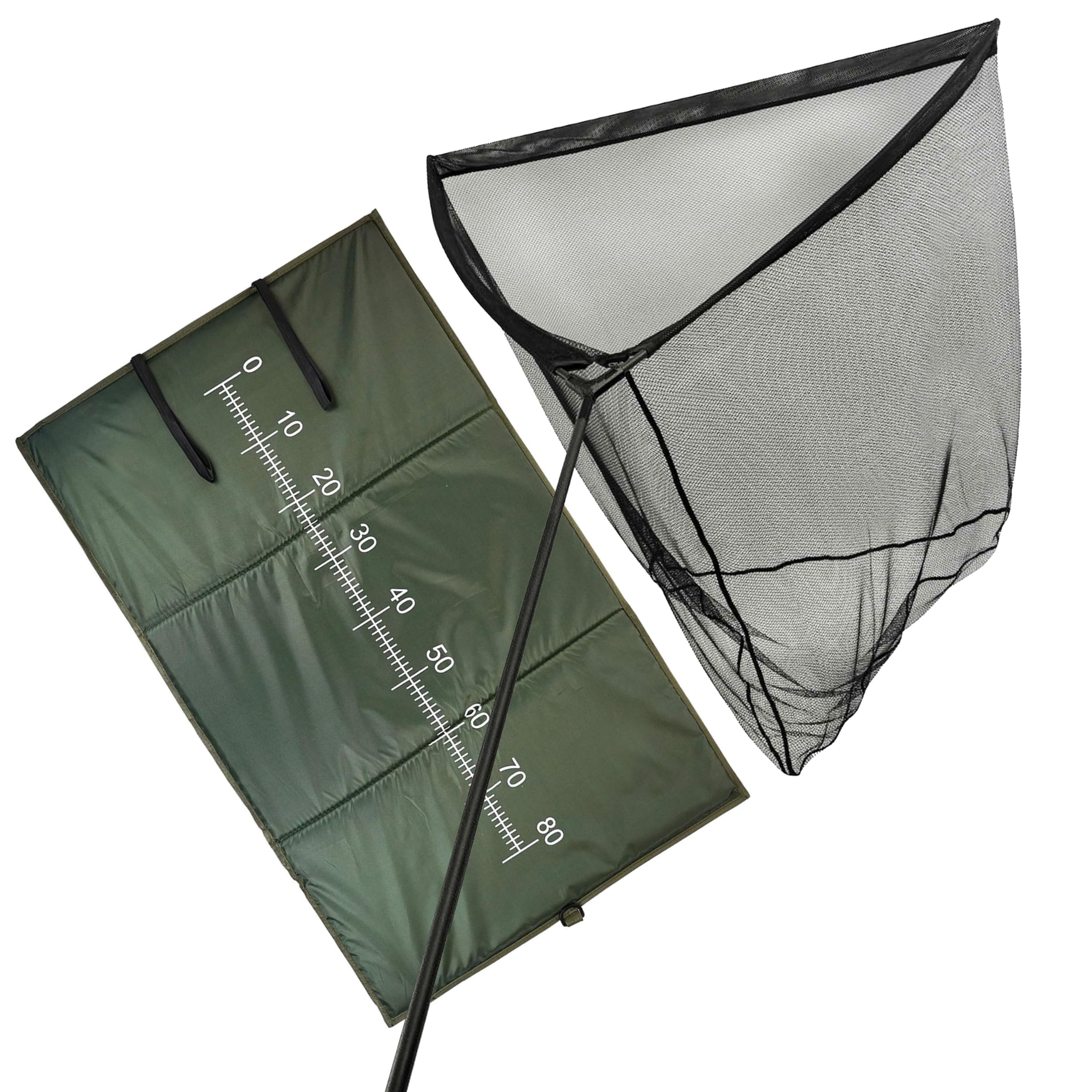 FishXpro Carp Landings Set - Filet à carpes avec tapis de ramassage - Épuisette à carpe