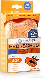 Pedi Scrub Foot Exfoliating 20+ Wash Sponge