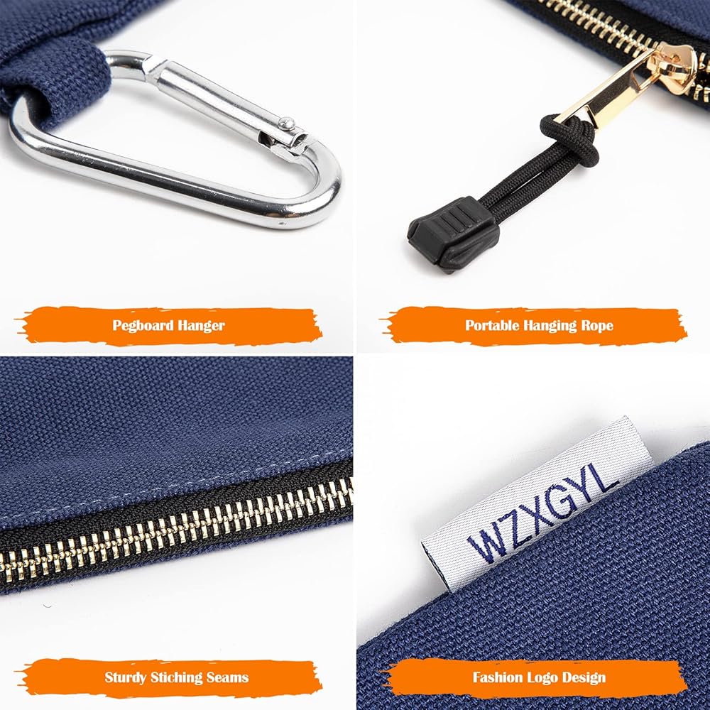 Amazon.co.jp: WZXGYL キャンバスツールポーチ ジッパーバッグ Amazon.co.jp: WZXGYL キャンバスツールポーチ ジッパーバッグ