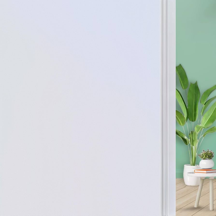 DUOFIRE Window Film Privacy Window Film Frosted Glass Film