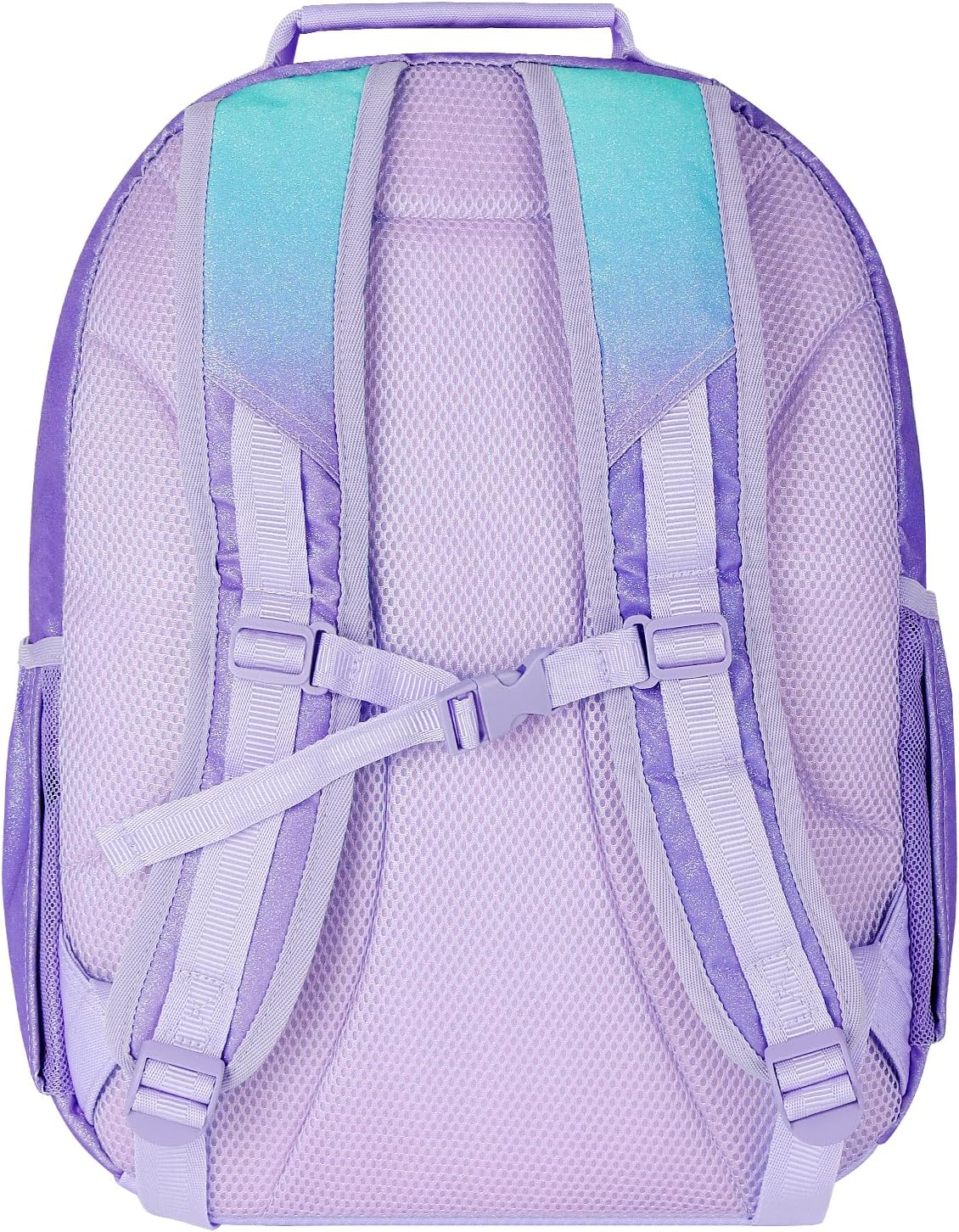 Choco Mocha Backpack for Girls, Elementary School Backpack for Girls Ages 6-8 Kids Kindergarten Backpack Bookbag 17 Inch with Chest Strap, Purple - Image 2