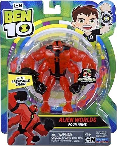 Miniatura 2 de Ben 10 Alien Worlds Four Arms figura básica Multi 76159