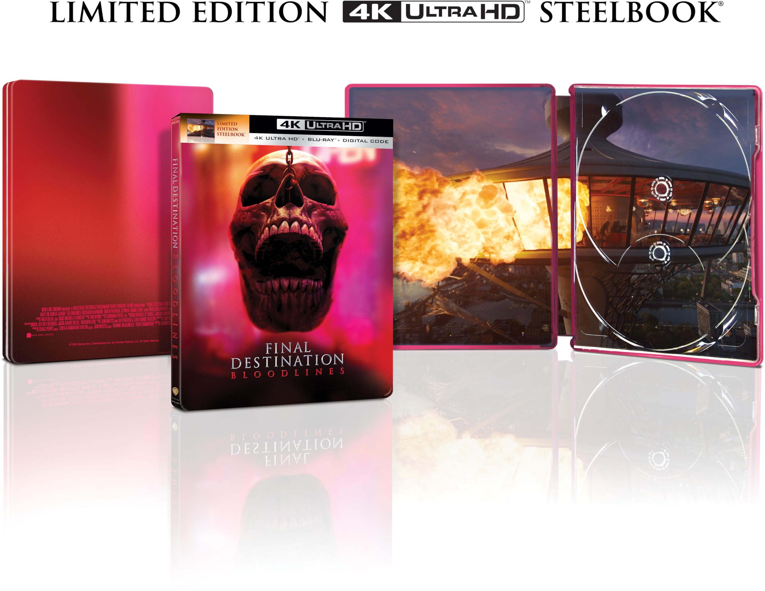 Final Destination: Bloodlines - Limited Edition Steelbook (4K Ultra HD + Blu-ray + Digital)