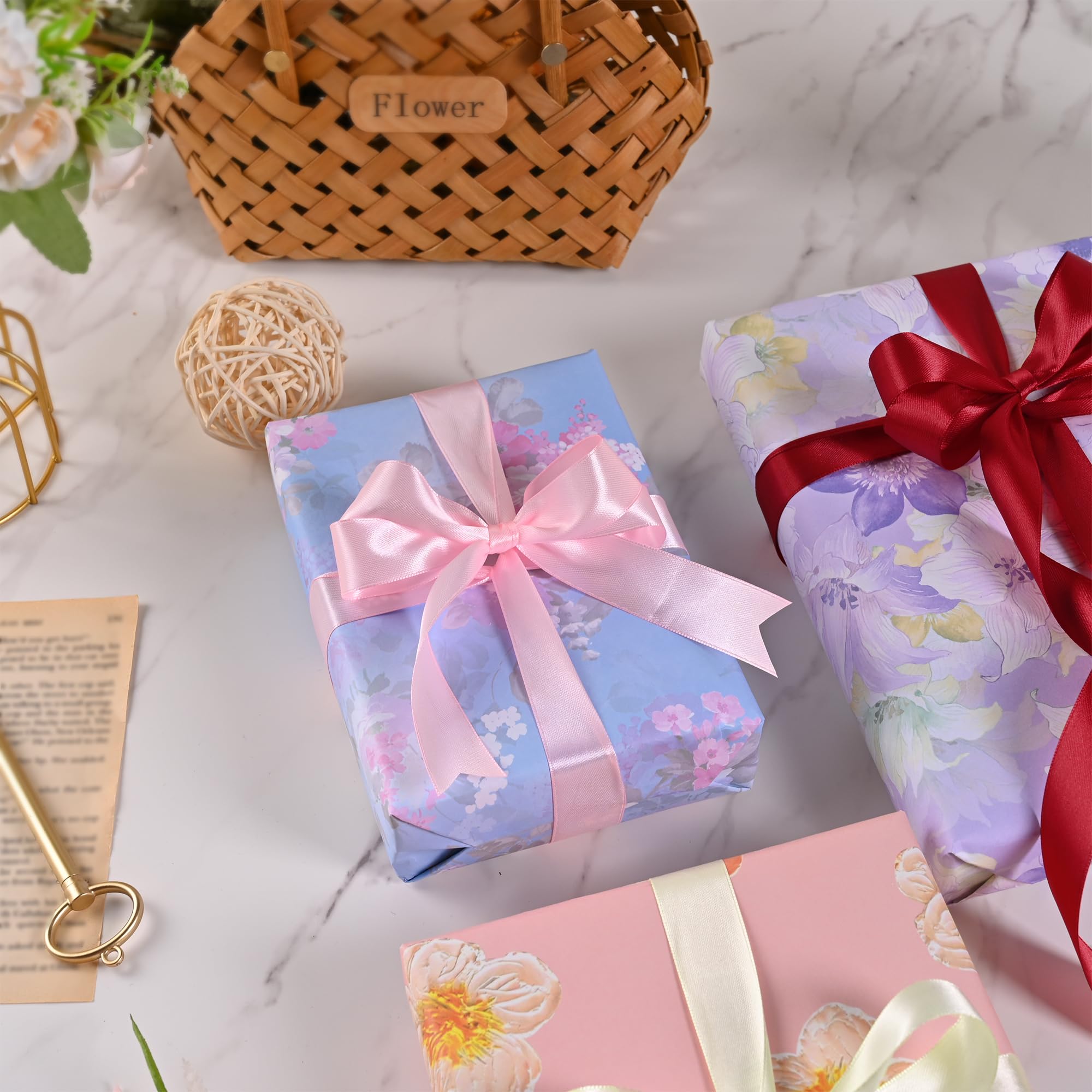 Pink Ribbon Wrapper Snapklik.com : Double Face Pink Satin Ribbon 1 Inch X 50 Yards ...