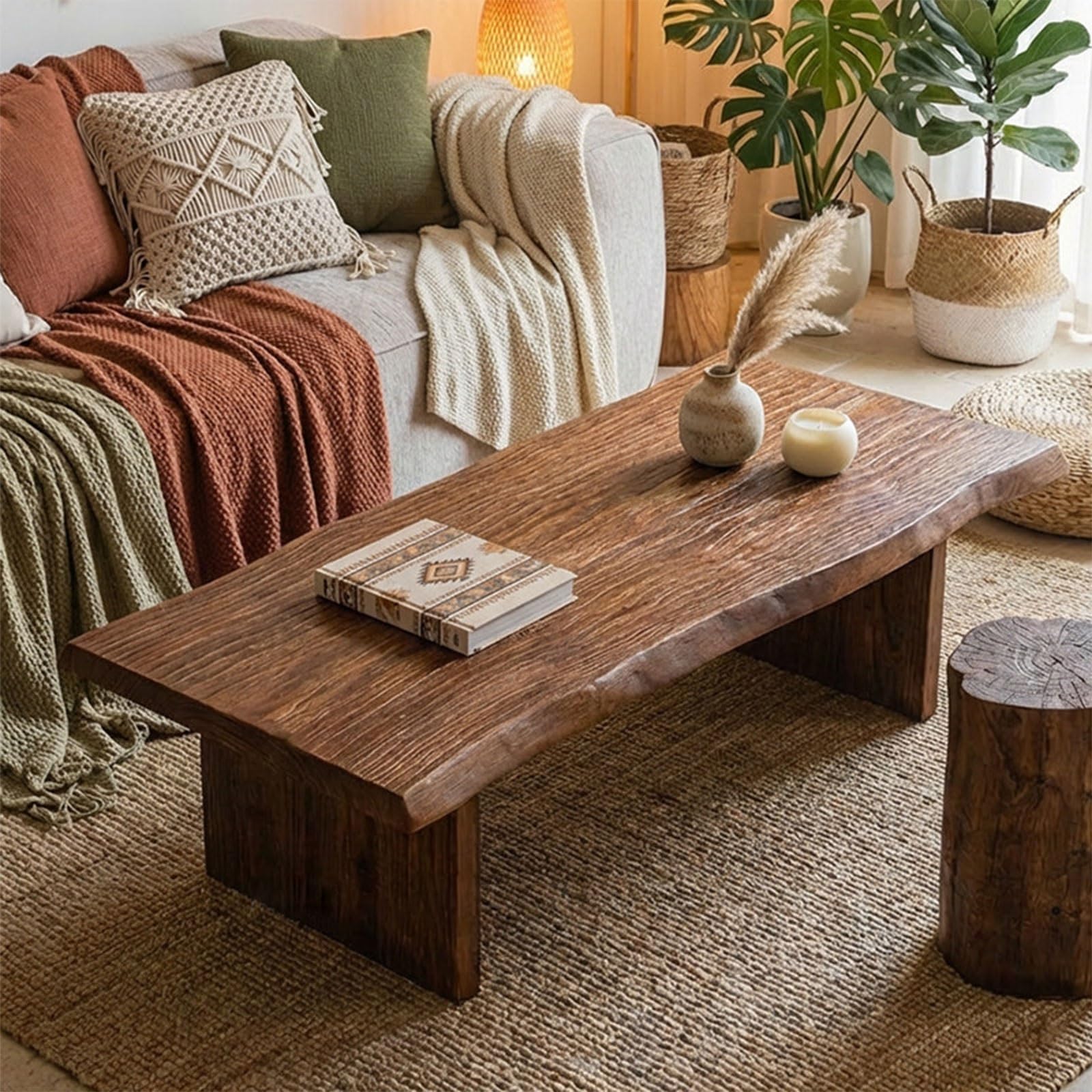 Tavolino Da Caffè In Tatami In Stile Giapponese, Tavolino Piccolo | Tavolino Multifunzionale per bovindo, Tatami Living Room Balcony bay Window(120X55cm/47.2X21.7in)