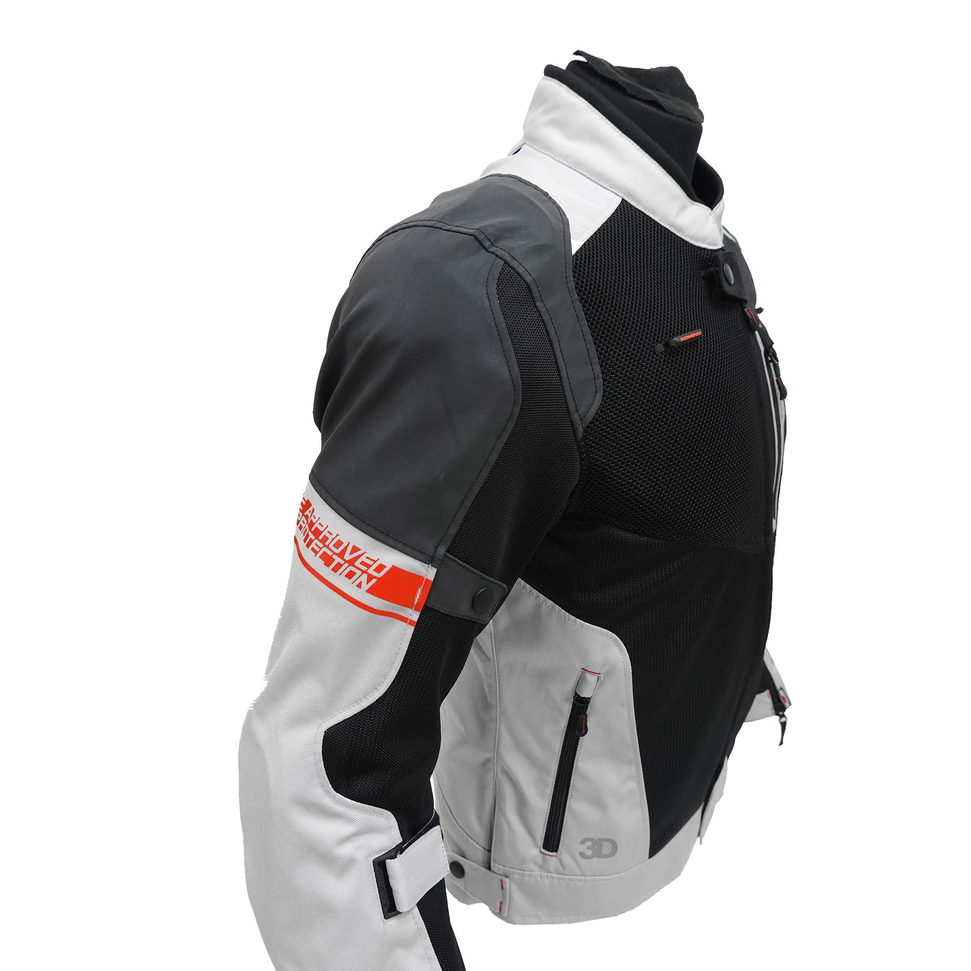Amazon | [コミネ] バイク用 リフレクトメッシュジャケット ブラック
