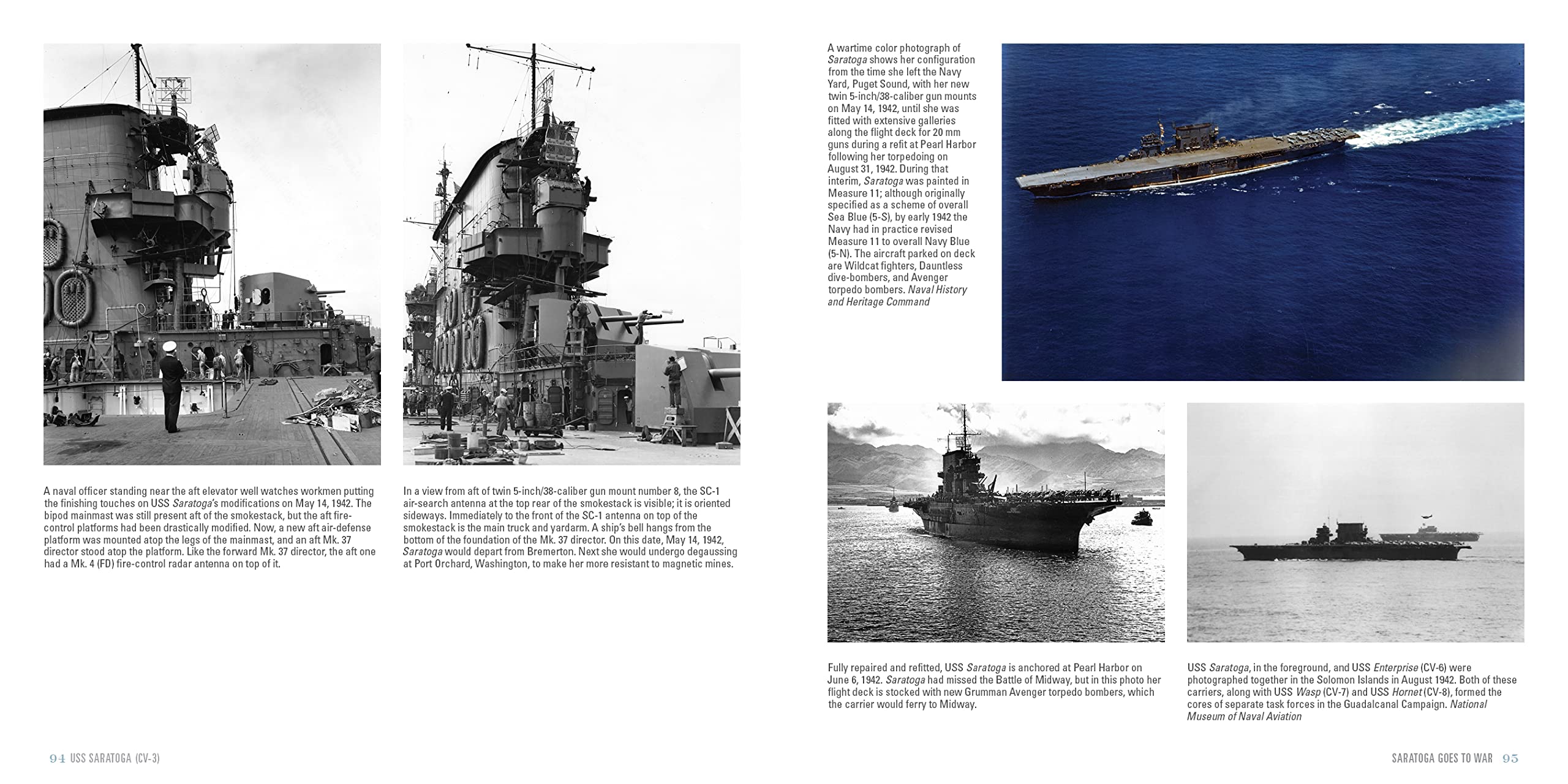 USS Saratoga [CV-3]: From the 1920s 30s and WWII Combat to Operation Crossroads (Legends of Warfare: Naval)